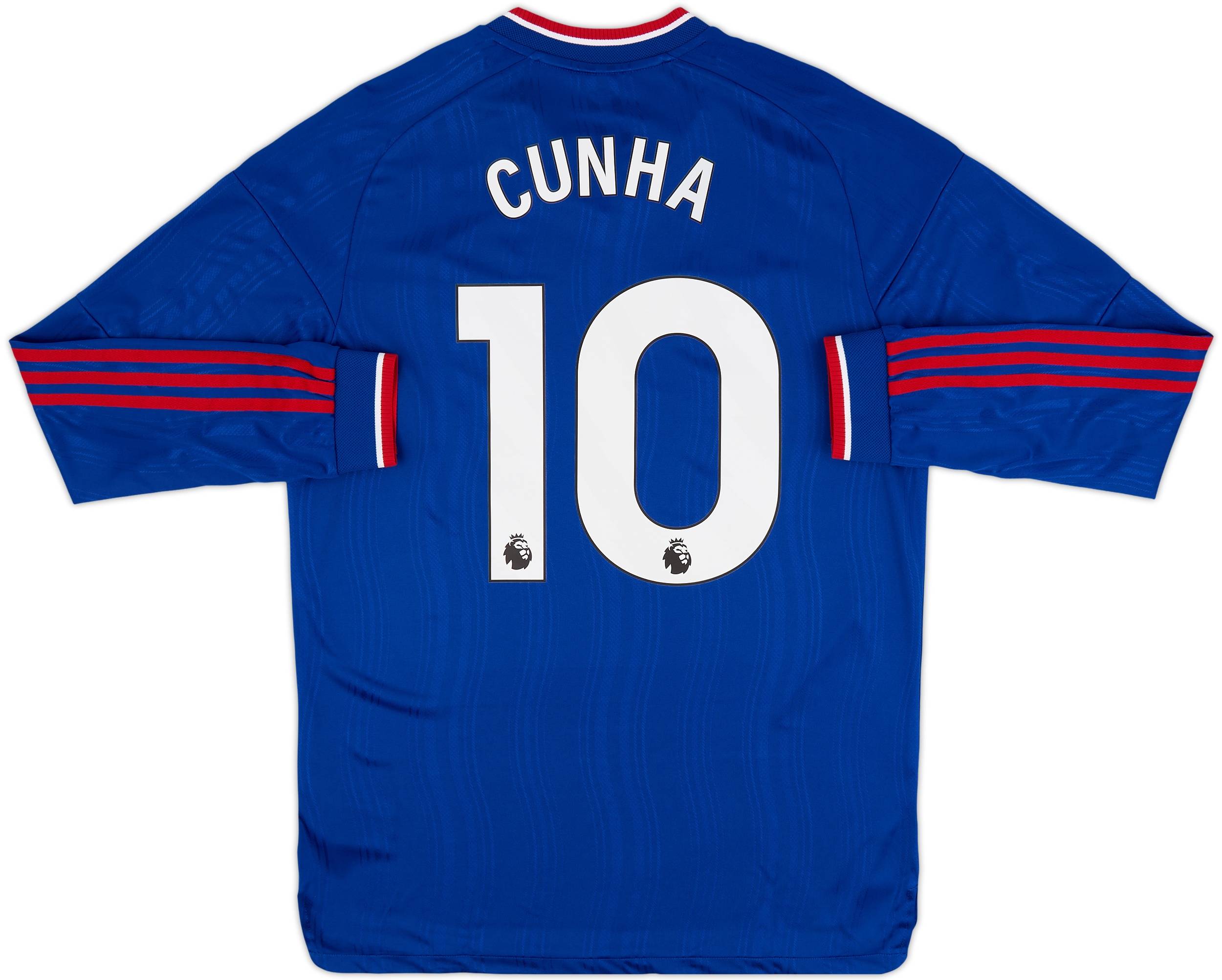 Manchester United CUNHA 10 長袖 ユニフォーム 2026-27 Manchester United Authentic Away L/S Shirt Cunha #10