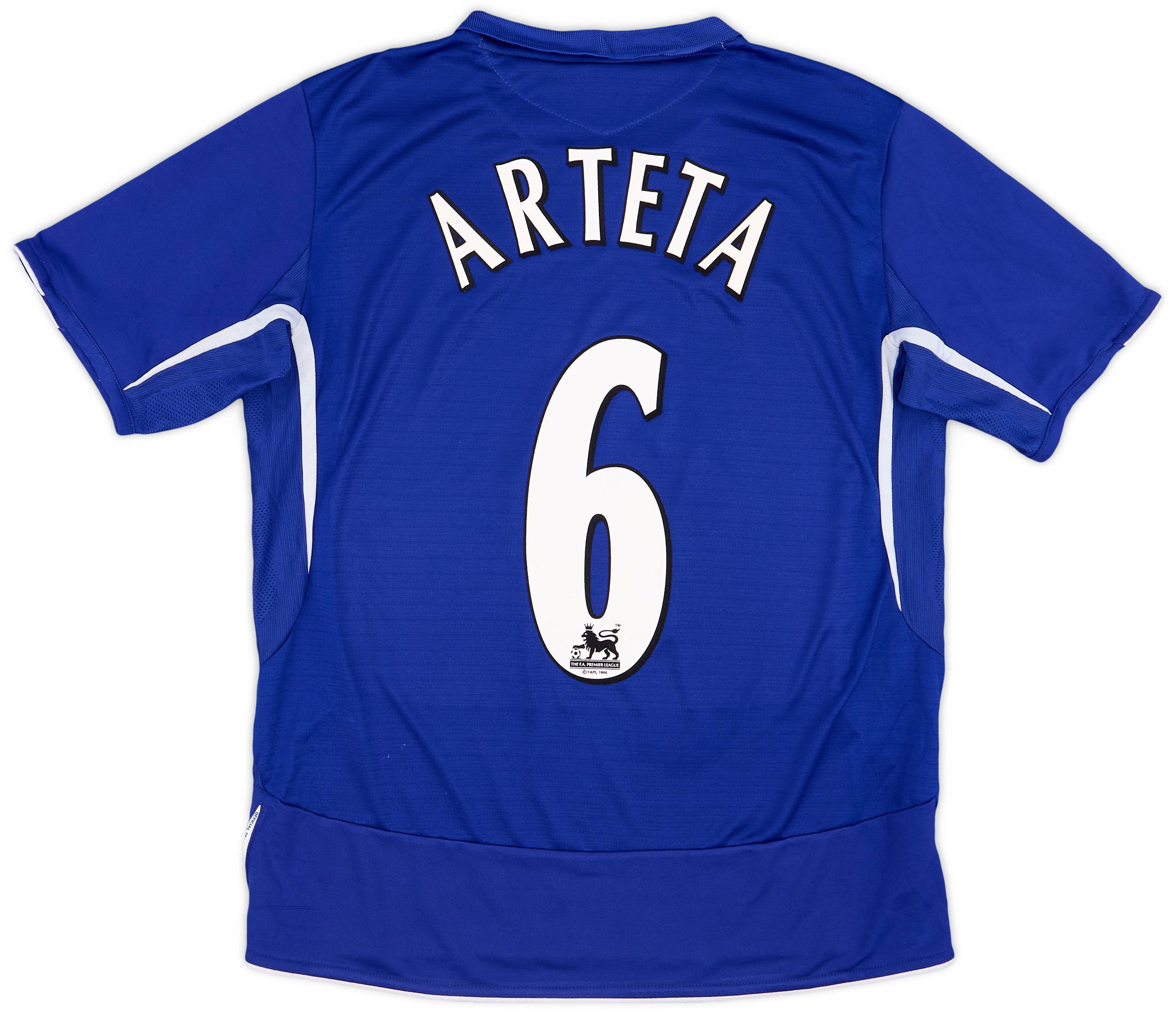 【正規品質保証】 #6 Arteta Shirt Home Everton 2005-06 - (L) - 6/10 ウェア