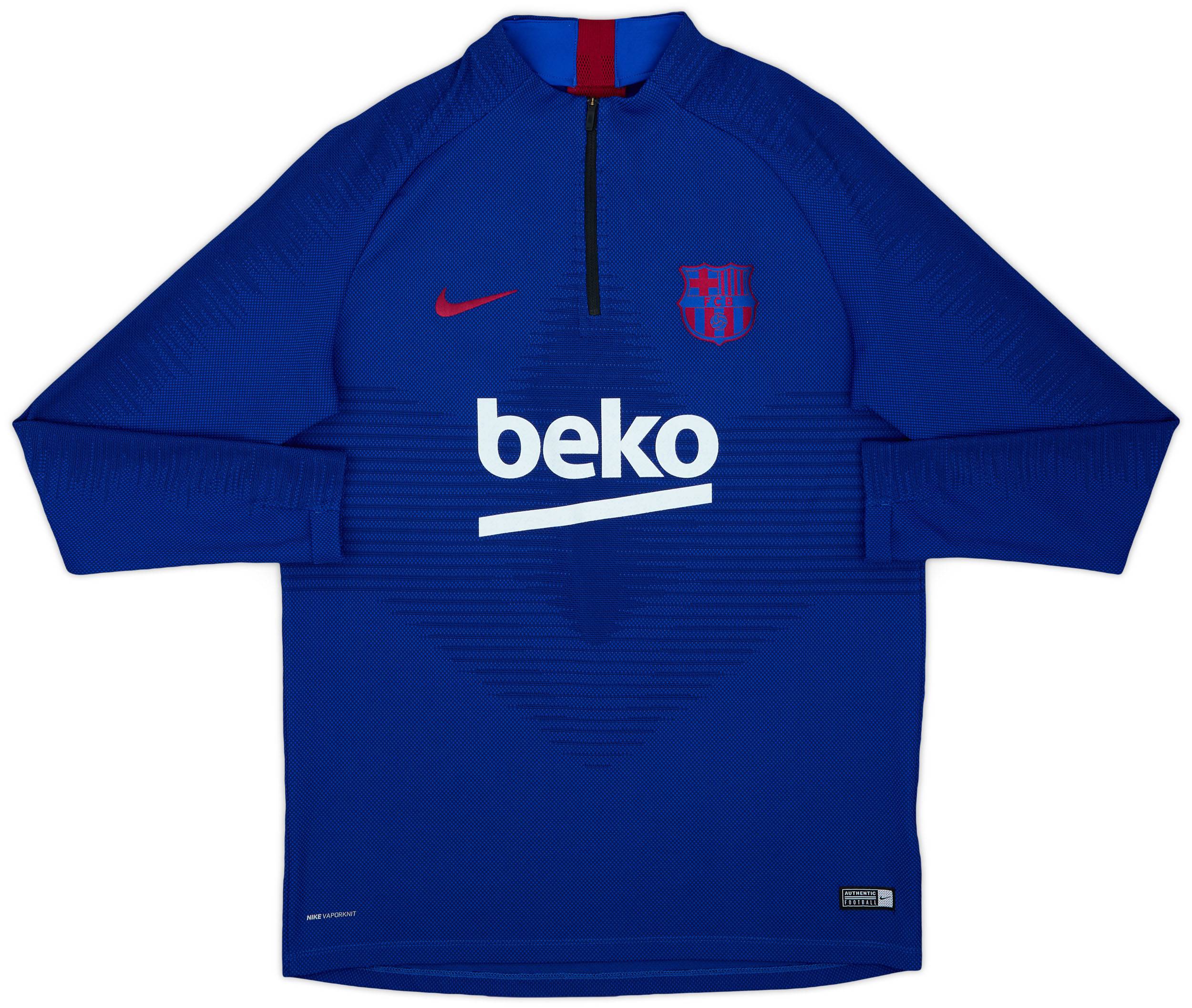 2019-20 Barcelona Nike 1/4 Zip Drill Top - 5/10 - (S)