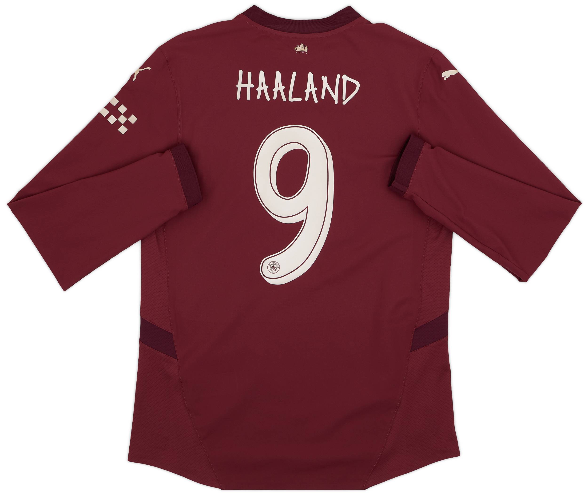 数量限定セール  Third Authentic City Manchester 2024-25 L/S #9 Haaland Shirt ウェア