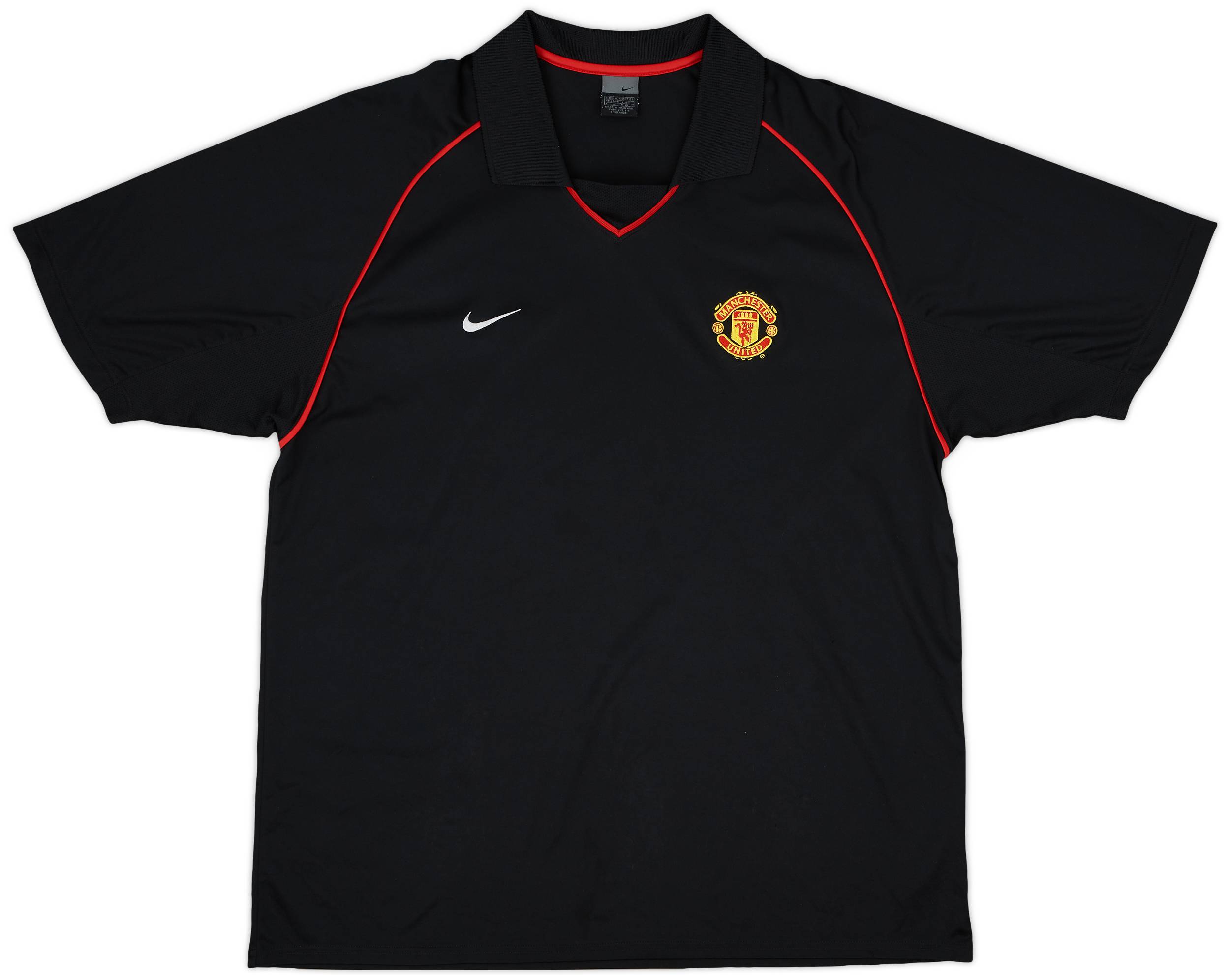 2004-05 Manchester United Nike Polo Shirt - 9/10 - (XXL)