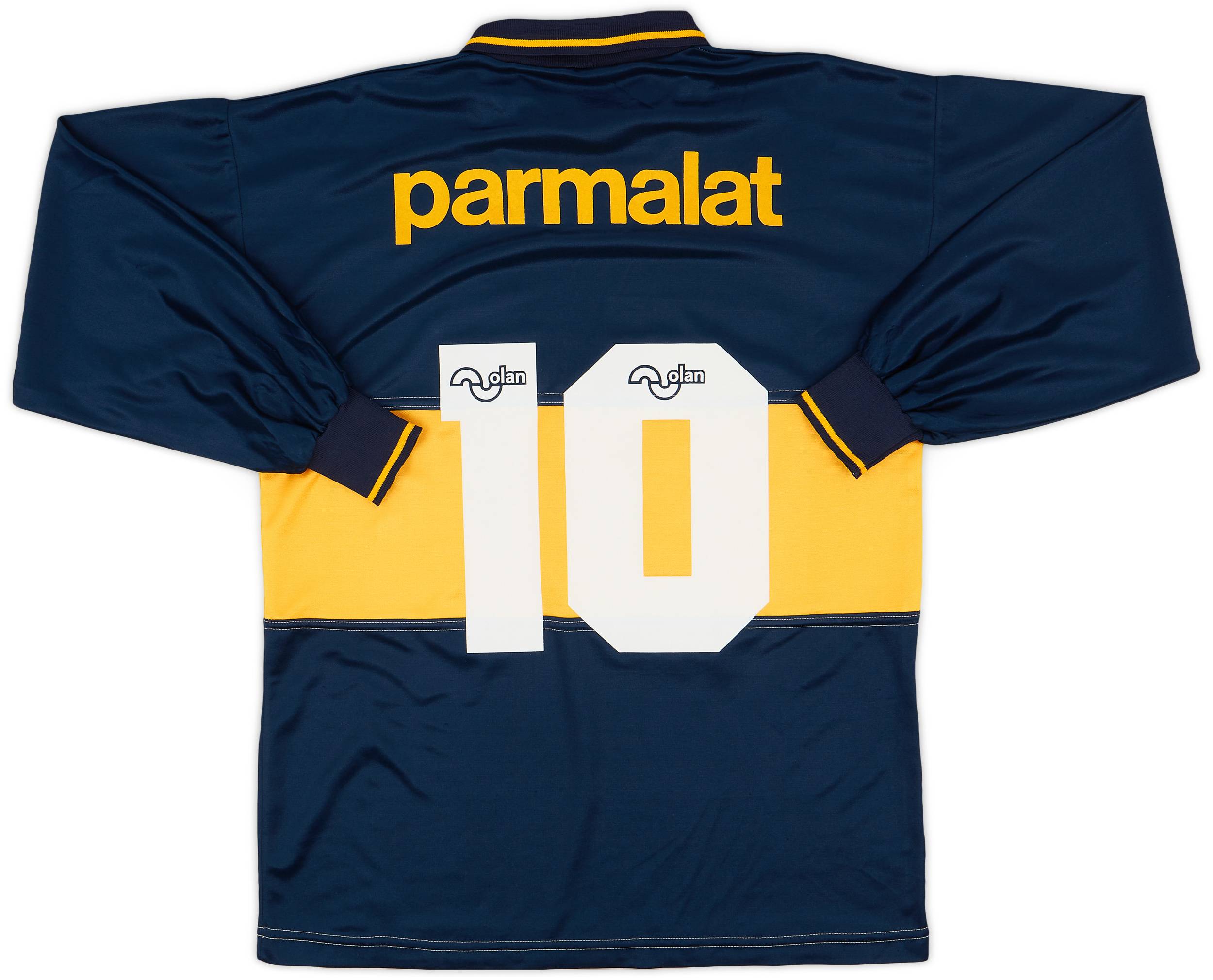 1994-95 Boca Juniors Home L/S Shirt #10 - 9/10 - (M)