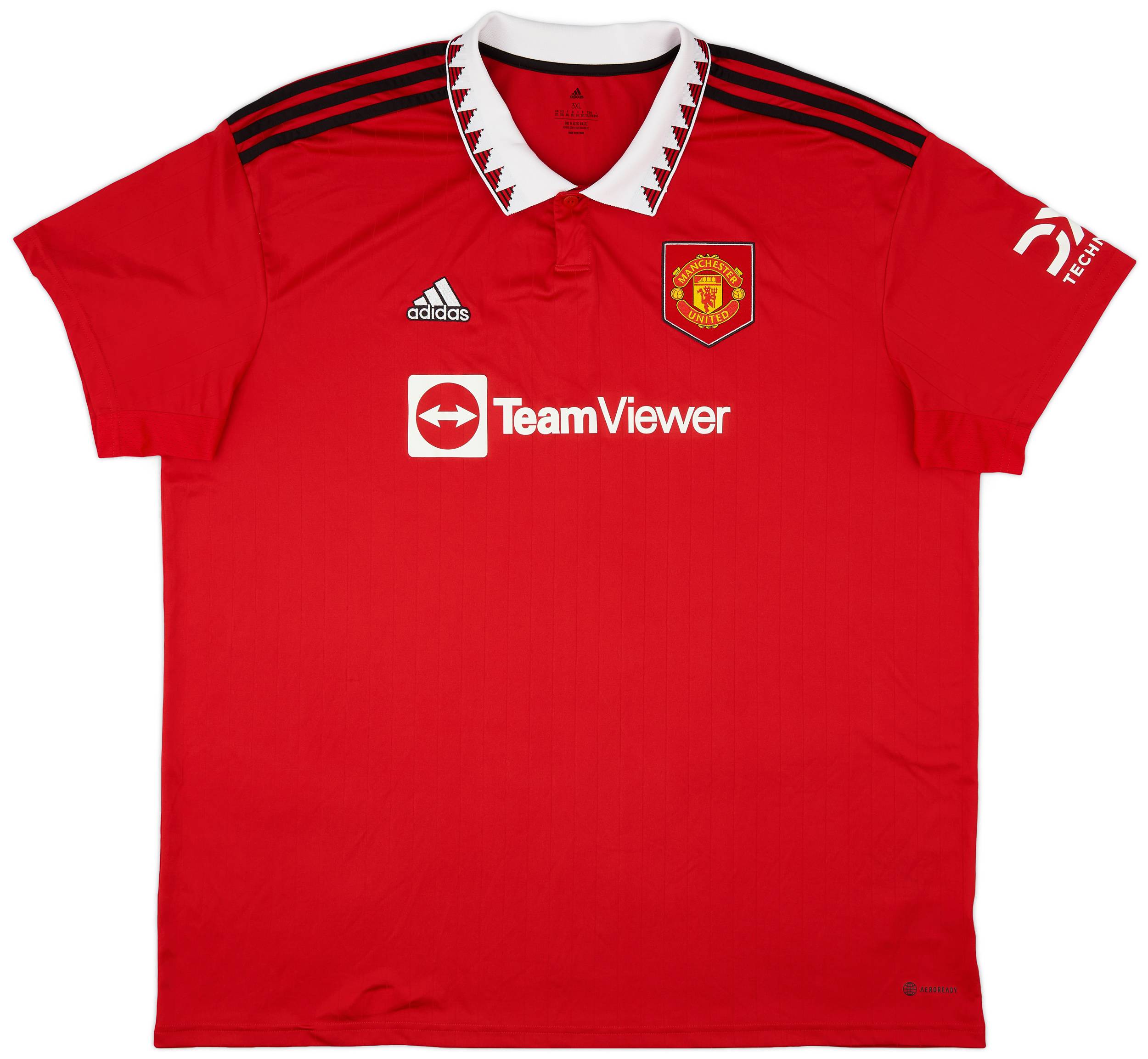 【正規品質保証】 - Shirt Home United Manchester 2022-23 9/10 (3XL) - ウェア