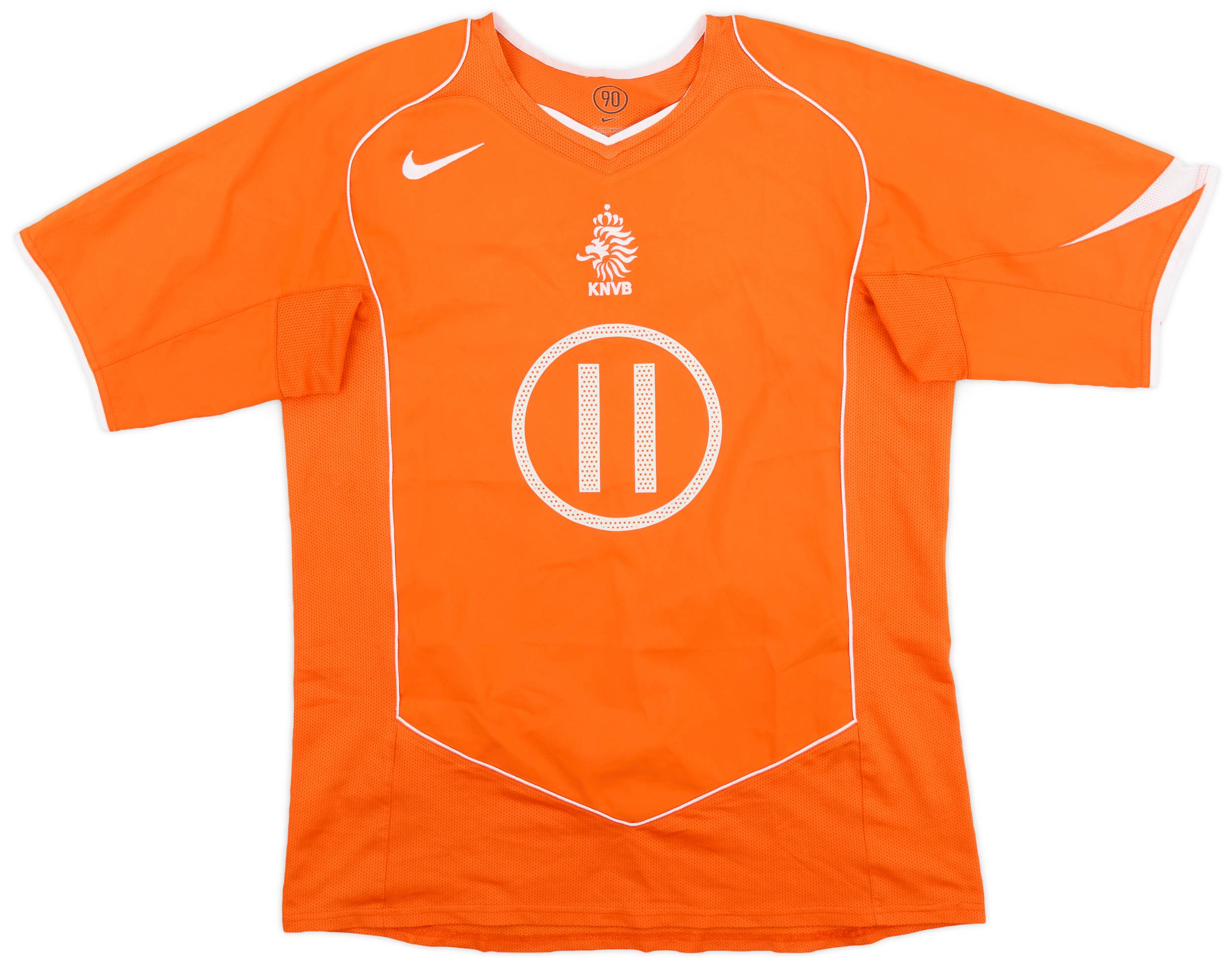 2004-06 Netherlands Home Shirt Robben #11 - 6/10 - (M)