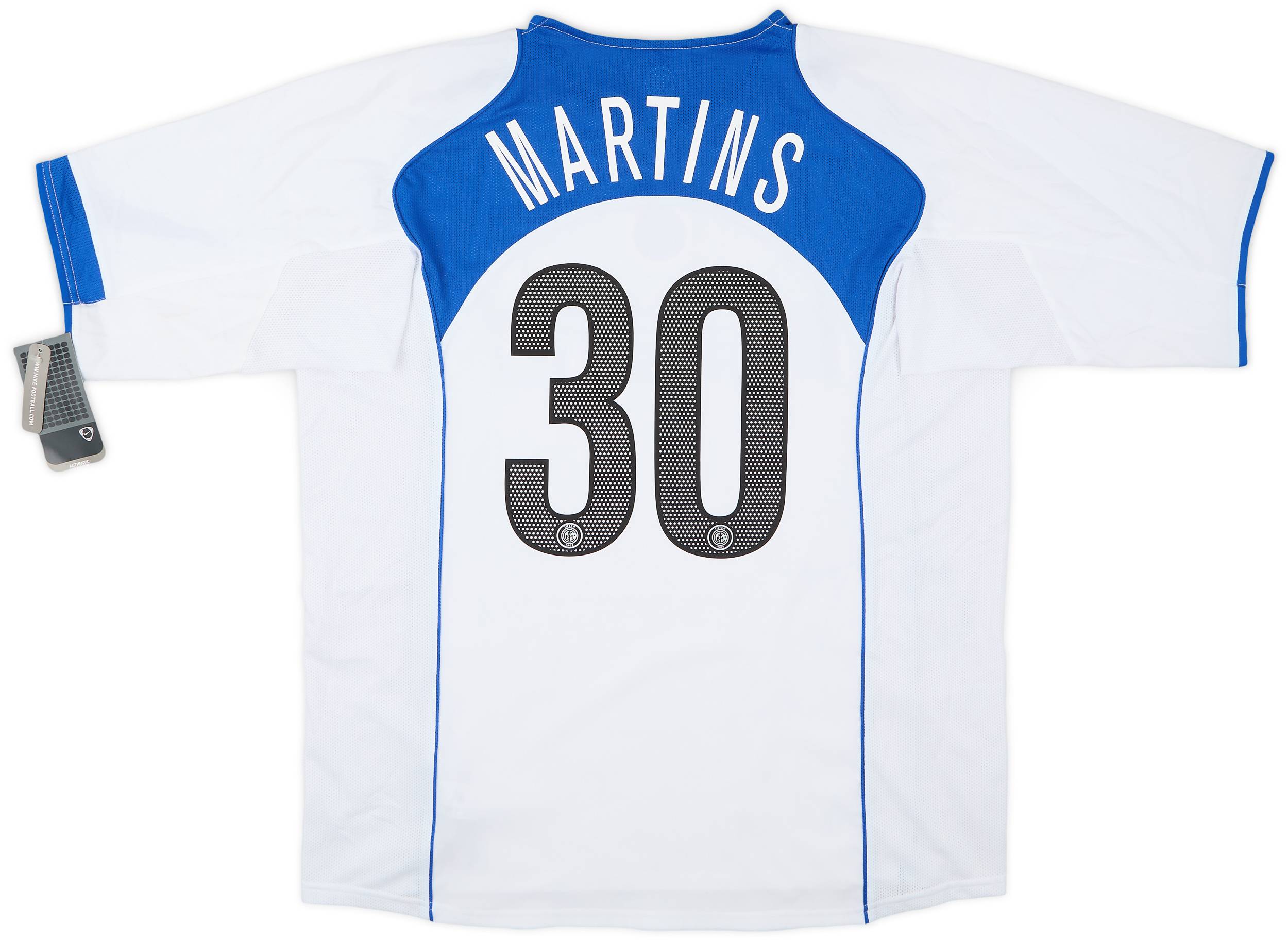2004-05 Inter Milan Away Shirt Martins #30 (XL)