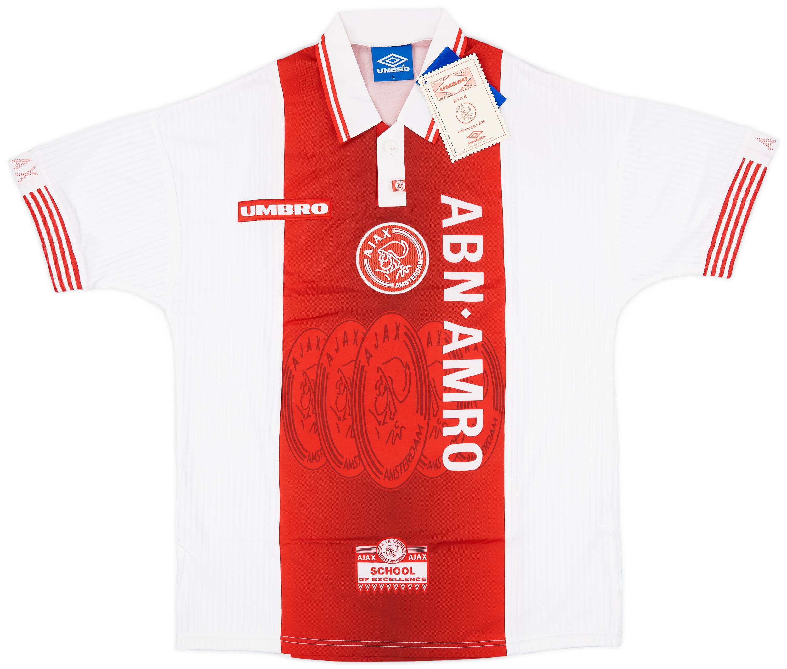 Ajax Amsterdam 1997 BNWT ( M.Laudrup & Jari Litmanen