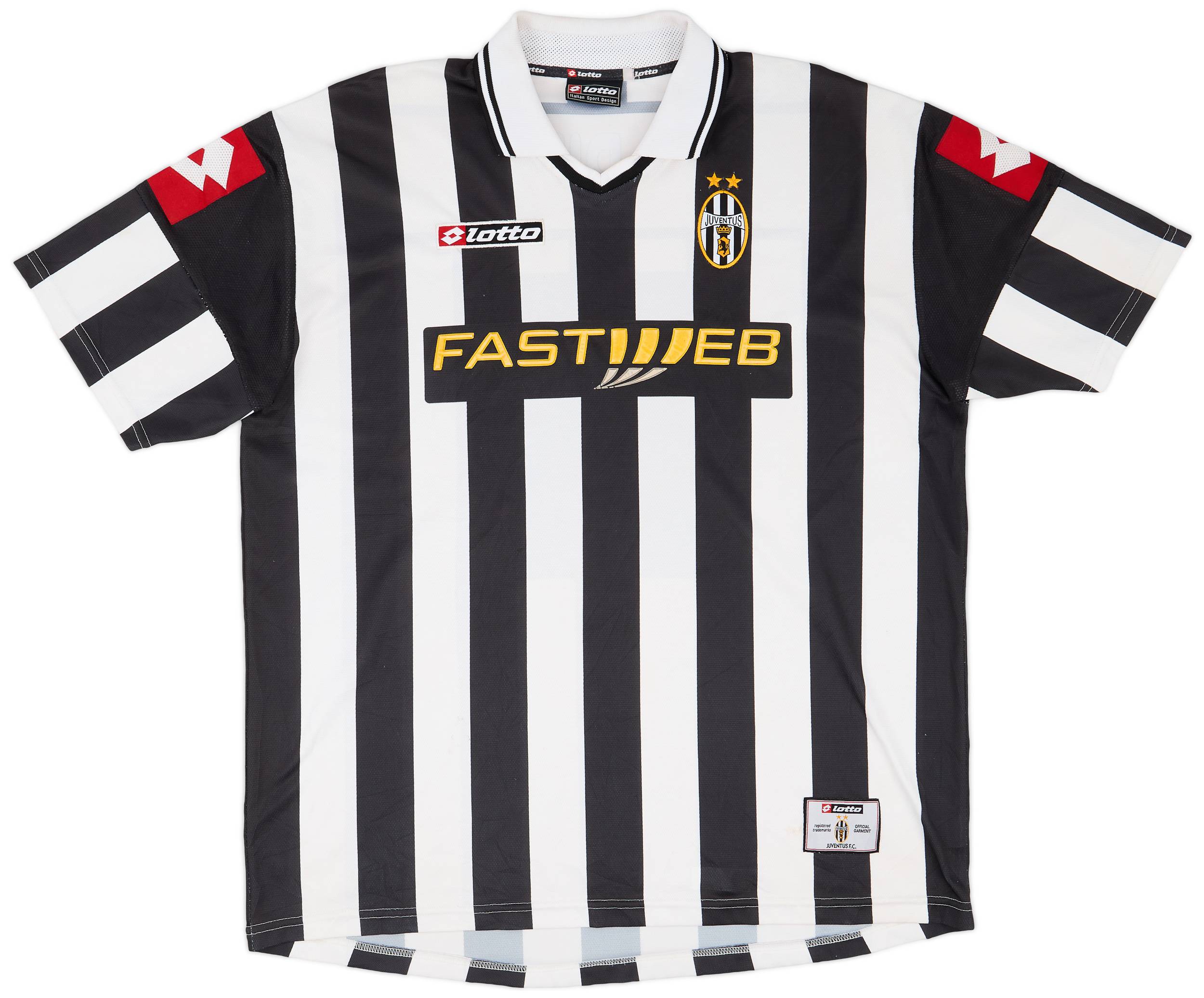 難ありJUVENTUS DEL PIERO 10 ユニフォーム 2006-07 Juventus Player Issue Home Shirt Del Piero #10 (L)