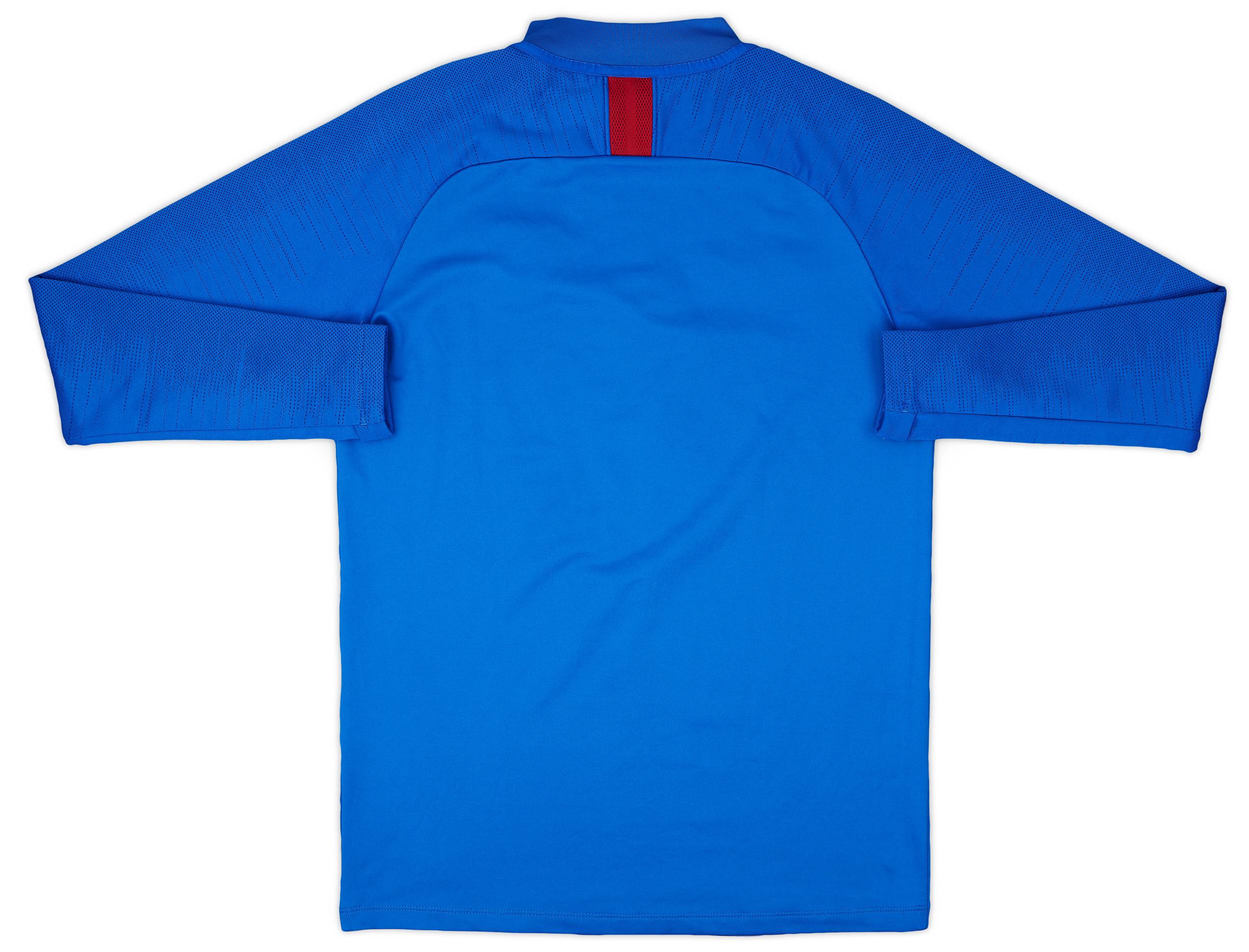 2019-20 Barcelona Nike 1/4 Zip Drill Top - 3/10 - (L)
