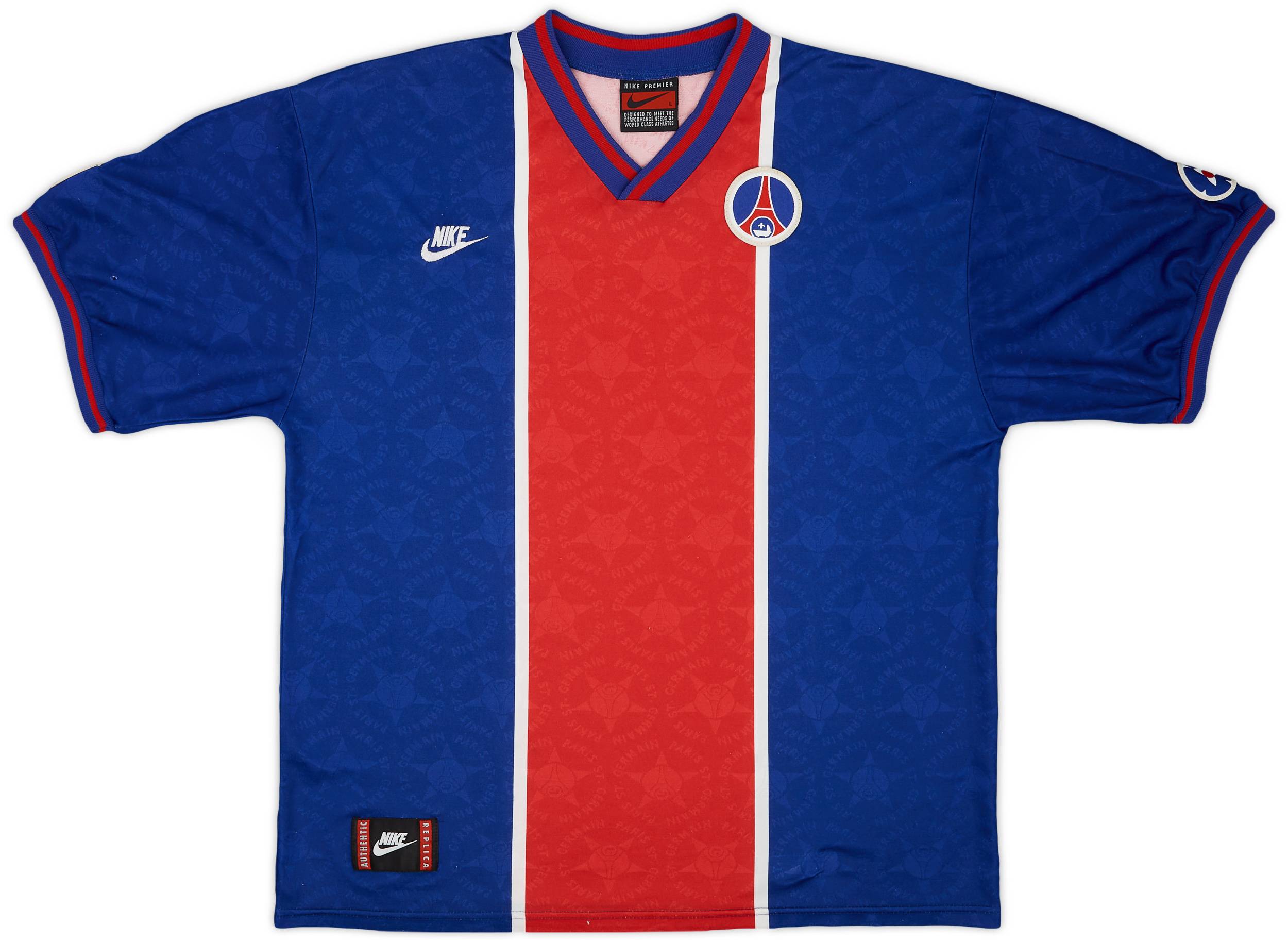 1995-96 Paris Saint-Germain Home Shirt - 7/10 - (L)