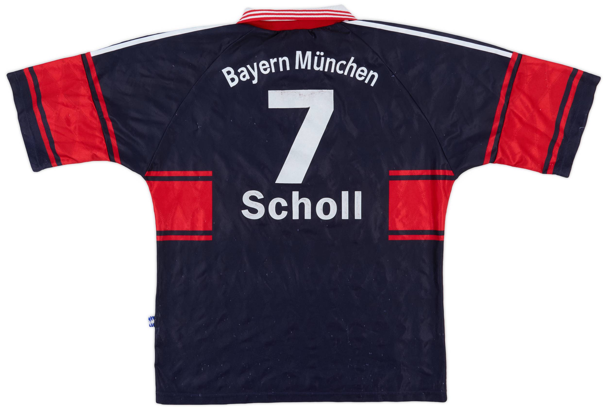 1997-99 Bayern Munich Home Shirt Scholl #7 - 6/10 - (L)