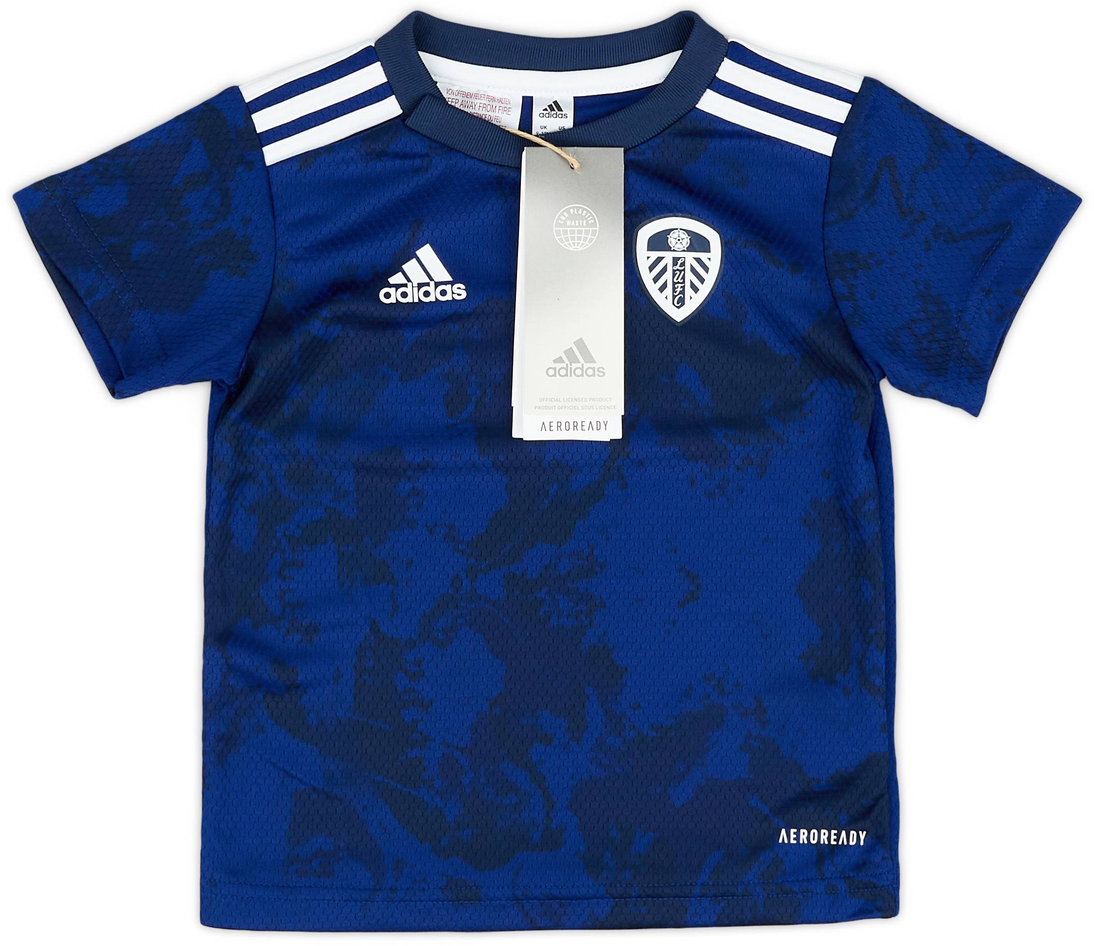 Adidas Leeds Utd Away Kit 2020-21 Leeds United Away Shirt (XS)