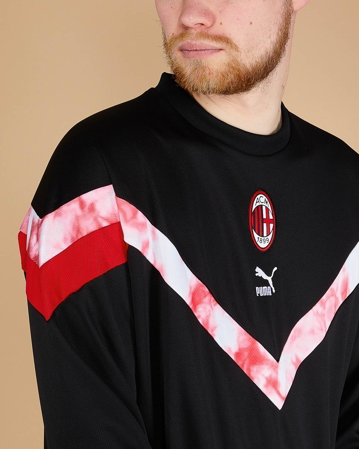 2021-22 AC Milan Puma Iconic Sweat Top