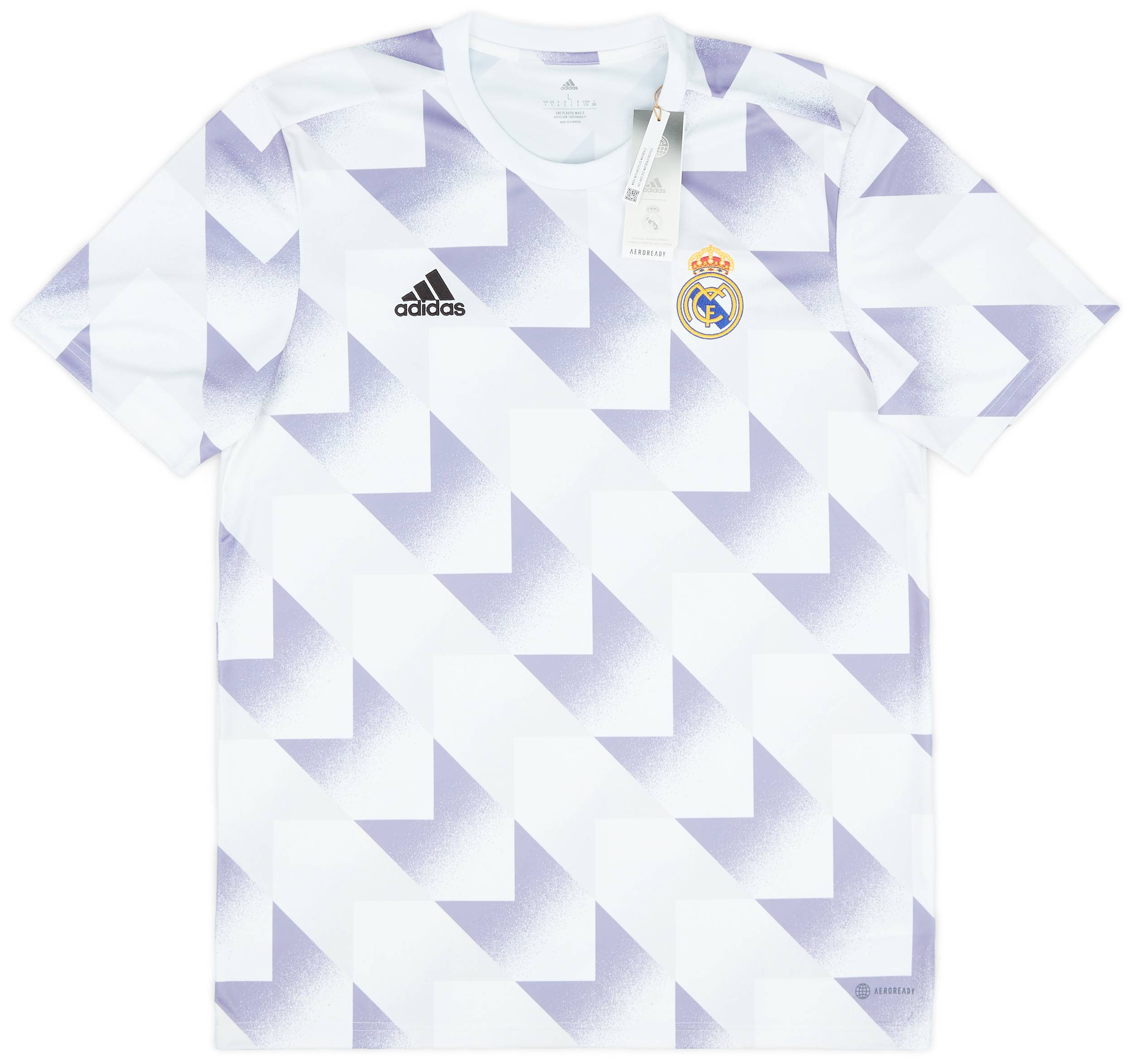 2022-23 Real Madrid adidas Pre-Match Shirt