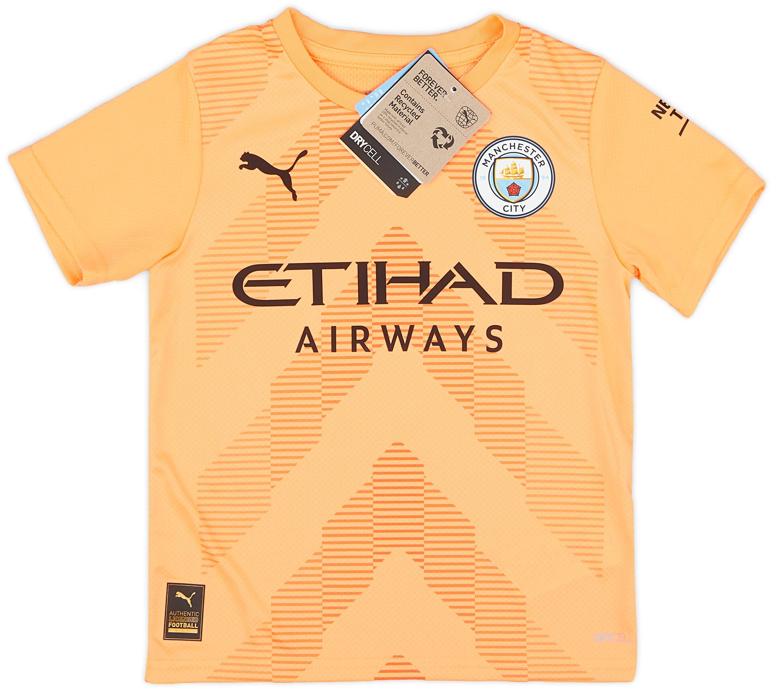 マンチェスター・シティ 2022/23 WALKER  kit 2022-23 Manchester City GK Third Full Kit (Little Kids)