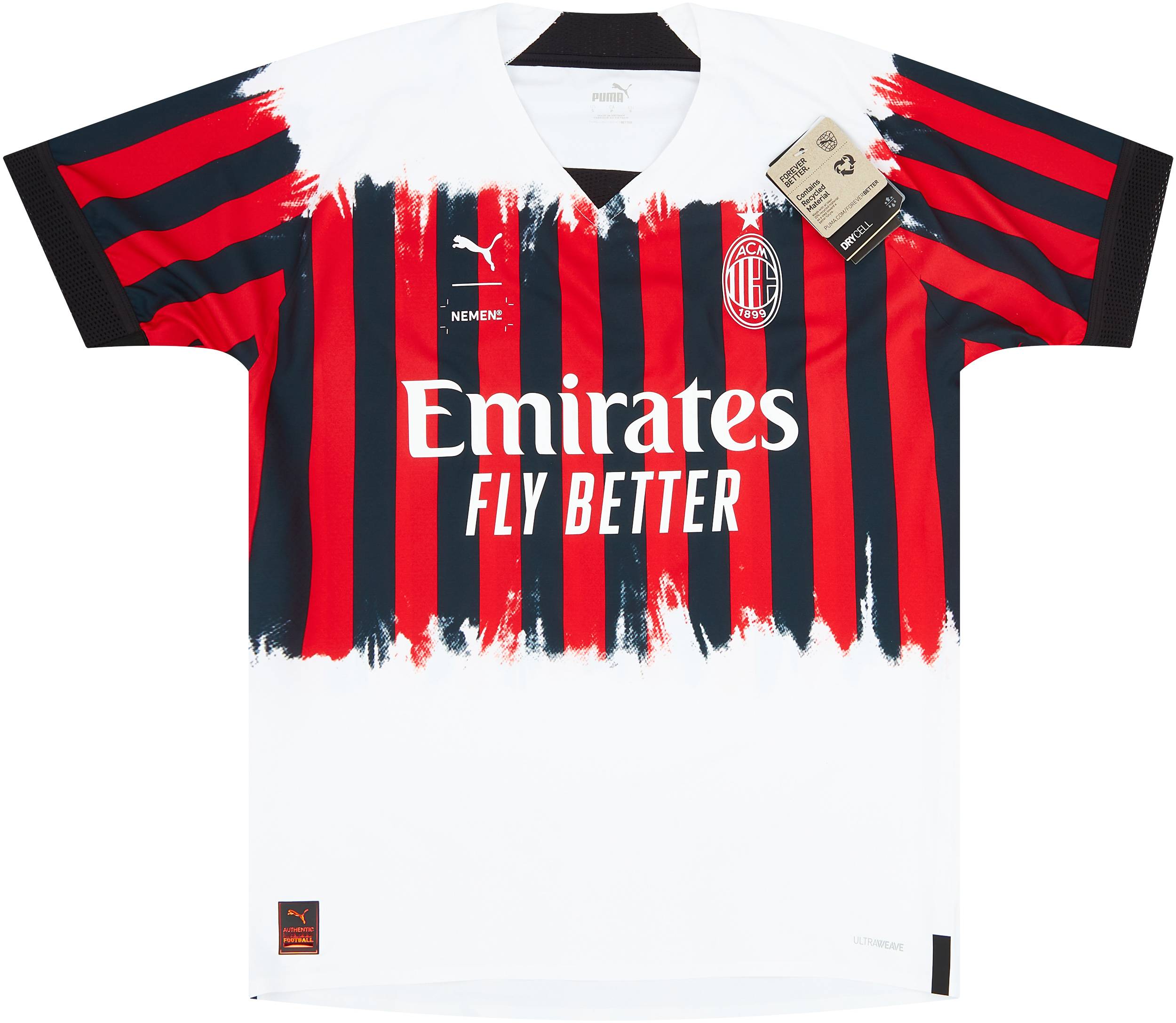 2021-22 AC Milan x NEMEN Authentic Fourth Shirt (S)