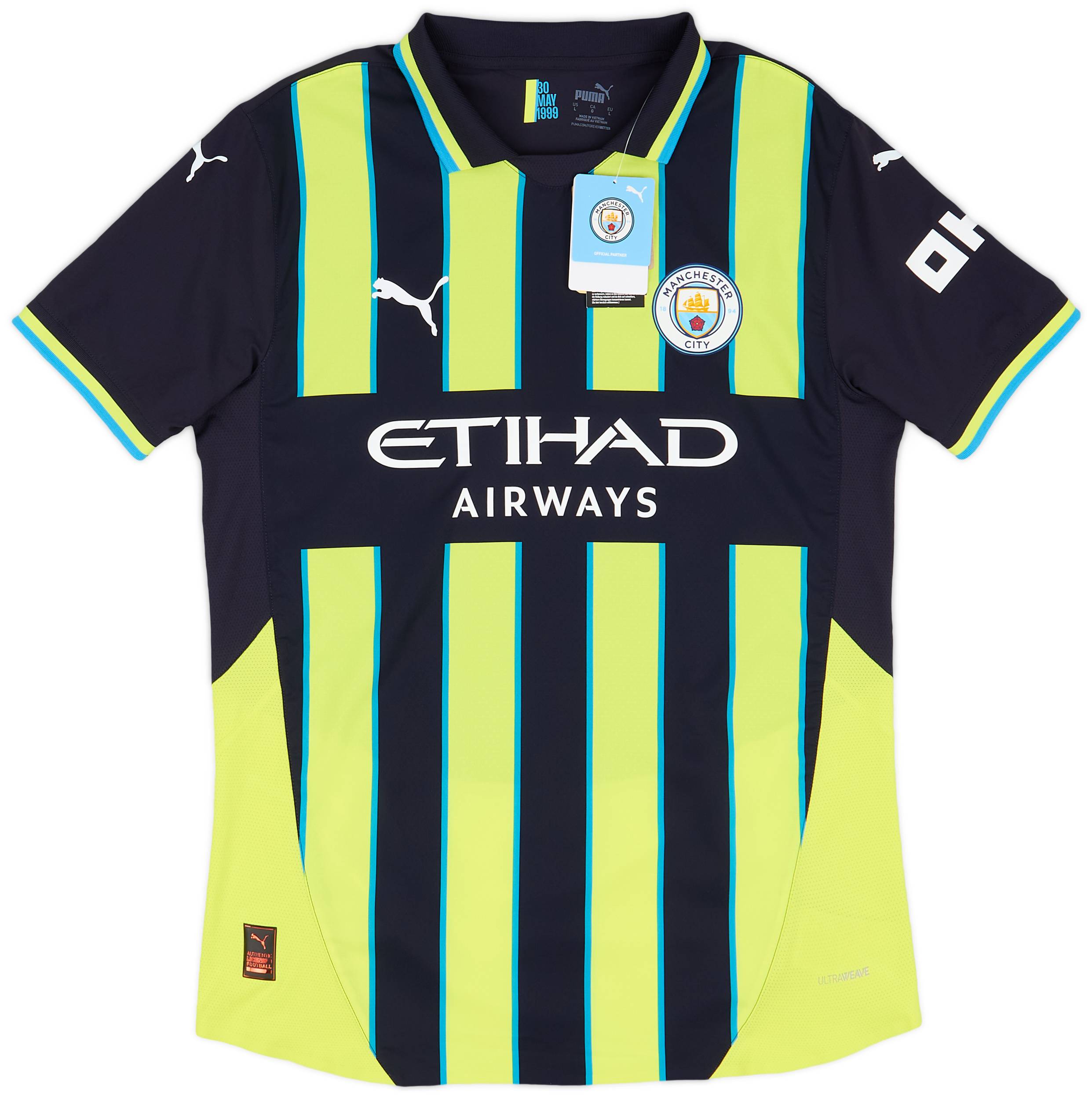 2024-25 Manchester City Authentic Away Shirt - In Box