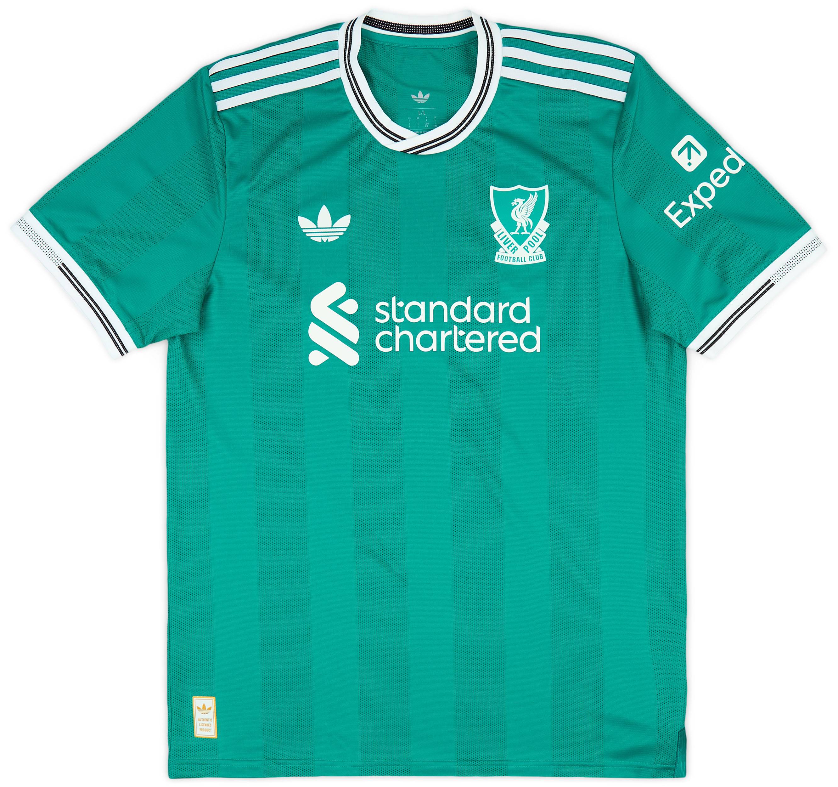 Liverpool adidas シャツ ターコイズ　緑　サード リバプール アディダス サード シャツ 2025-26