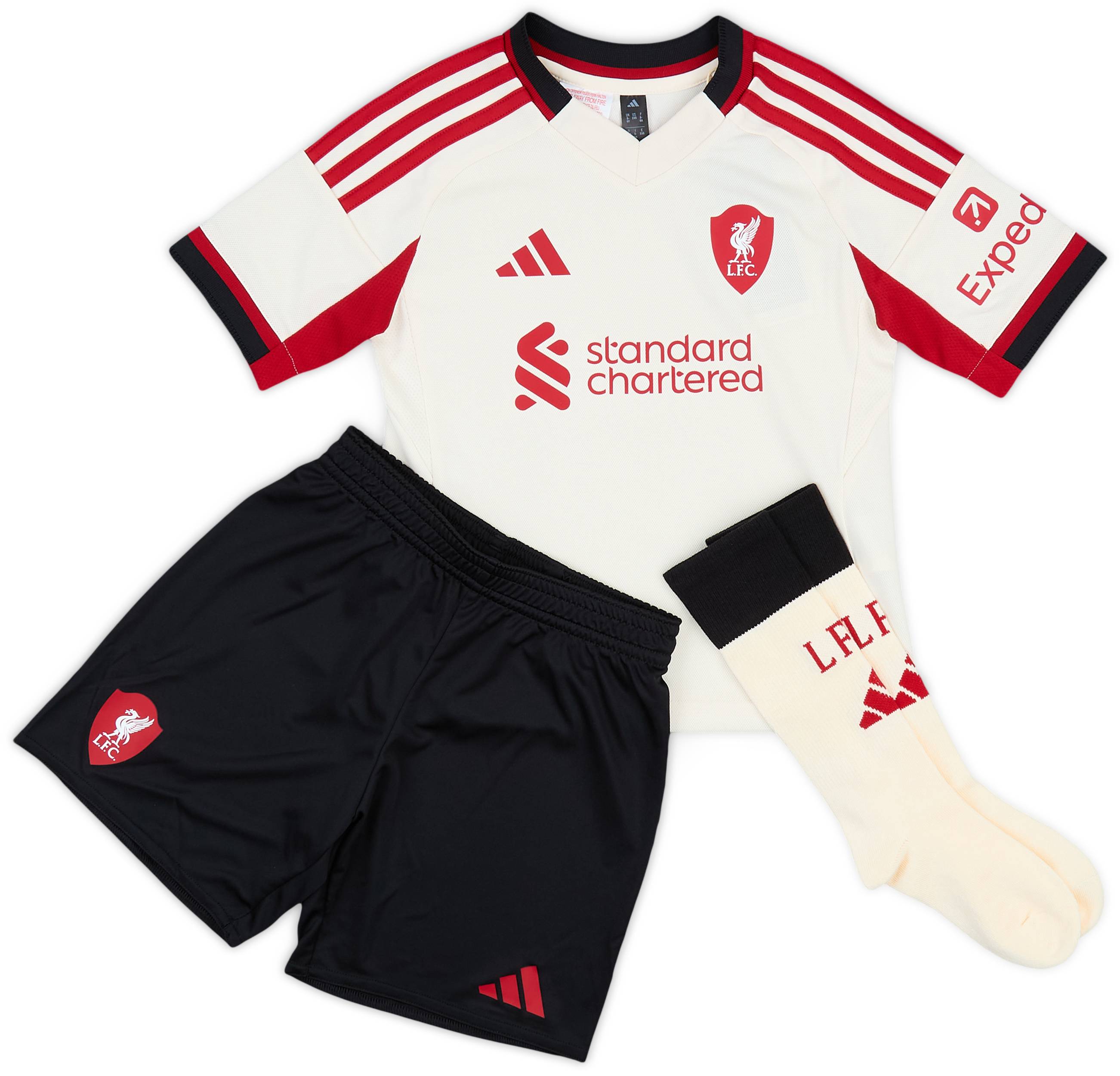2025-26 Liverpool Away Full Kit (Little Kids)