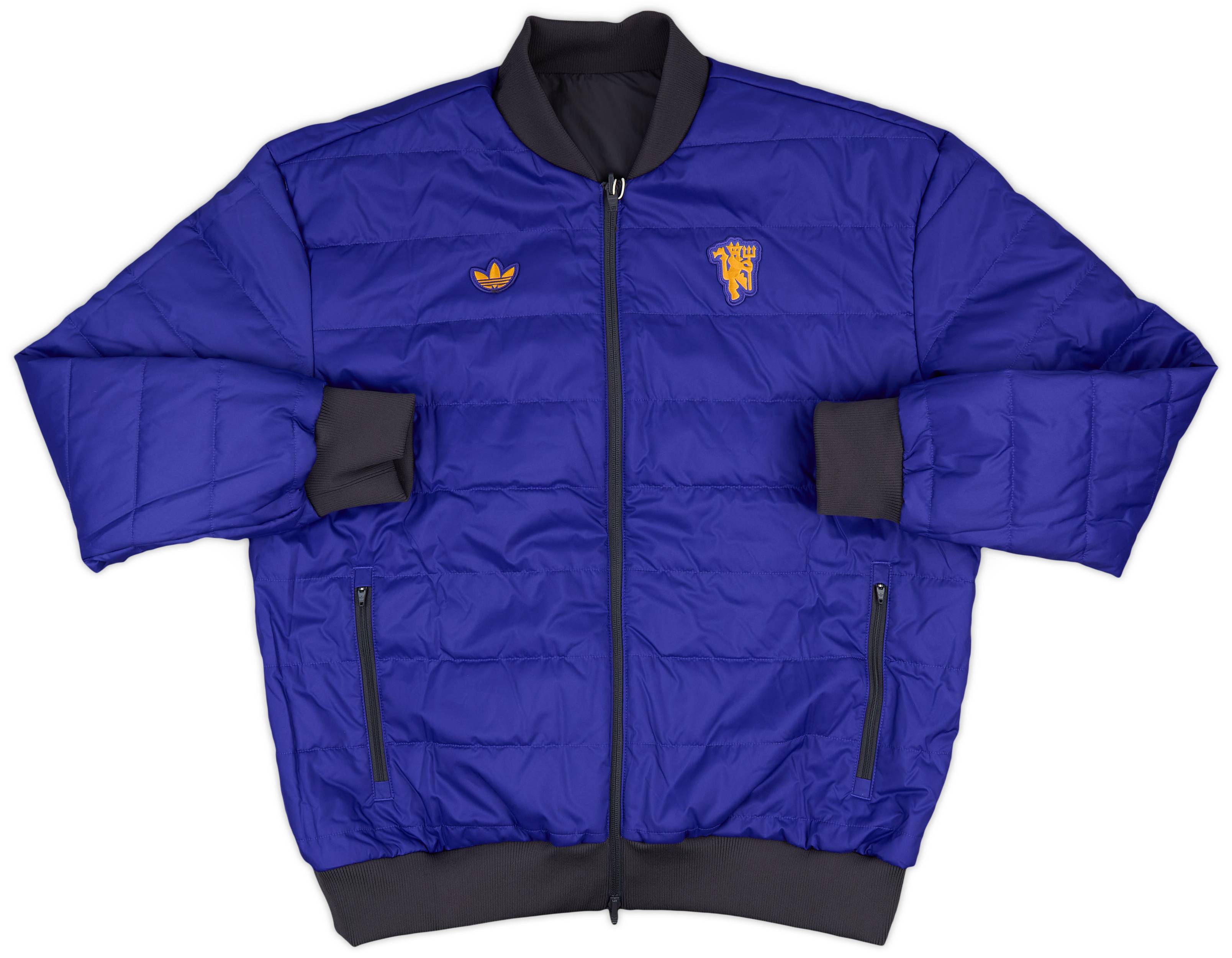 MANCHESTER UNITED ジャケット NEW Vtg MANCHESTER UNITED Embroidered BOMBER JACKET Mens 2XL