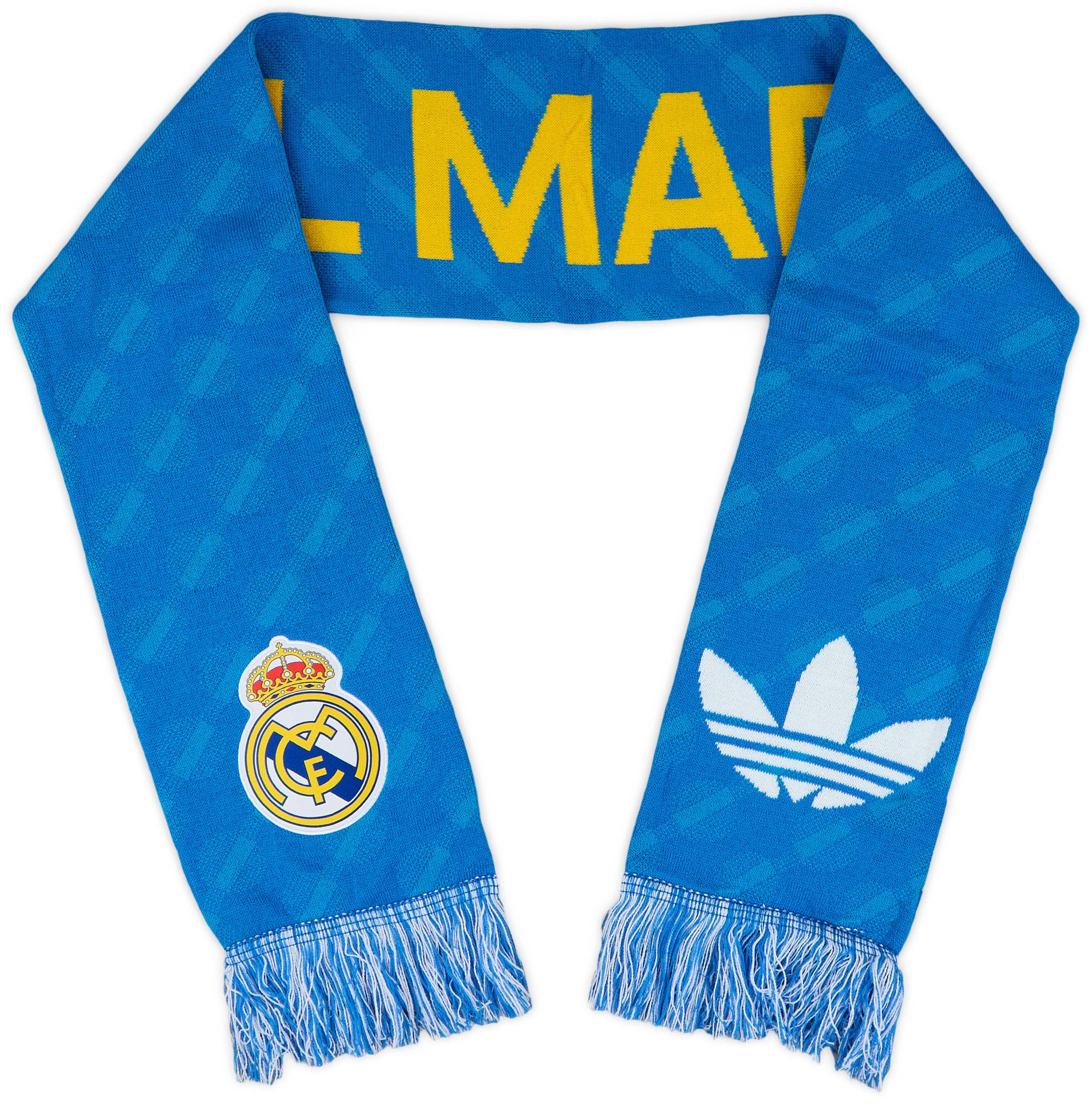 【vintage Real Madrid football scarf】 Vintage Football Scarf Of Real Madrid 101% Champion Rare