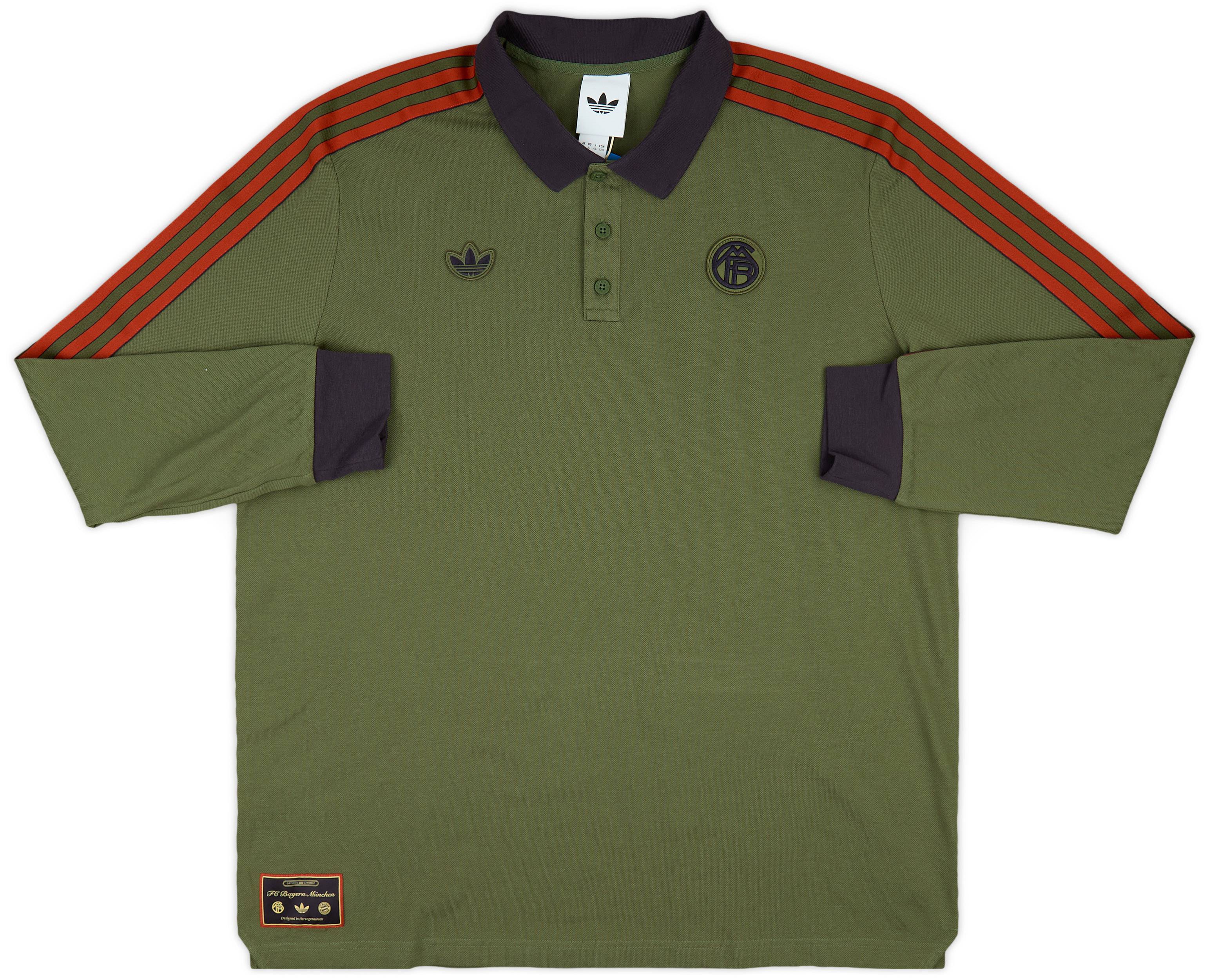 2025-26 Bayern Munich adidas Originals Icon Polo L/S T-Shirt