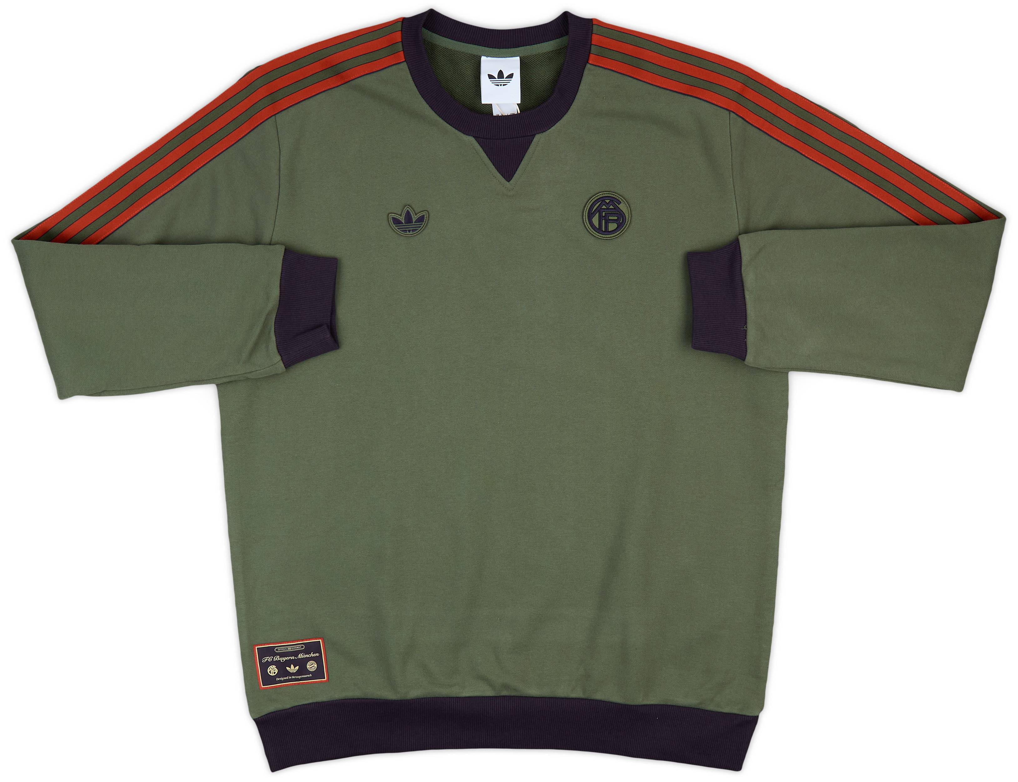 【日本未発売】FC BAYERN ORIGINALS SWEATSHIRT 2025-26 Bayern Munich adidas Originals Icon Sweat Top