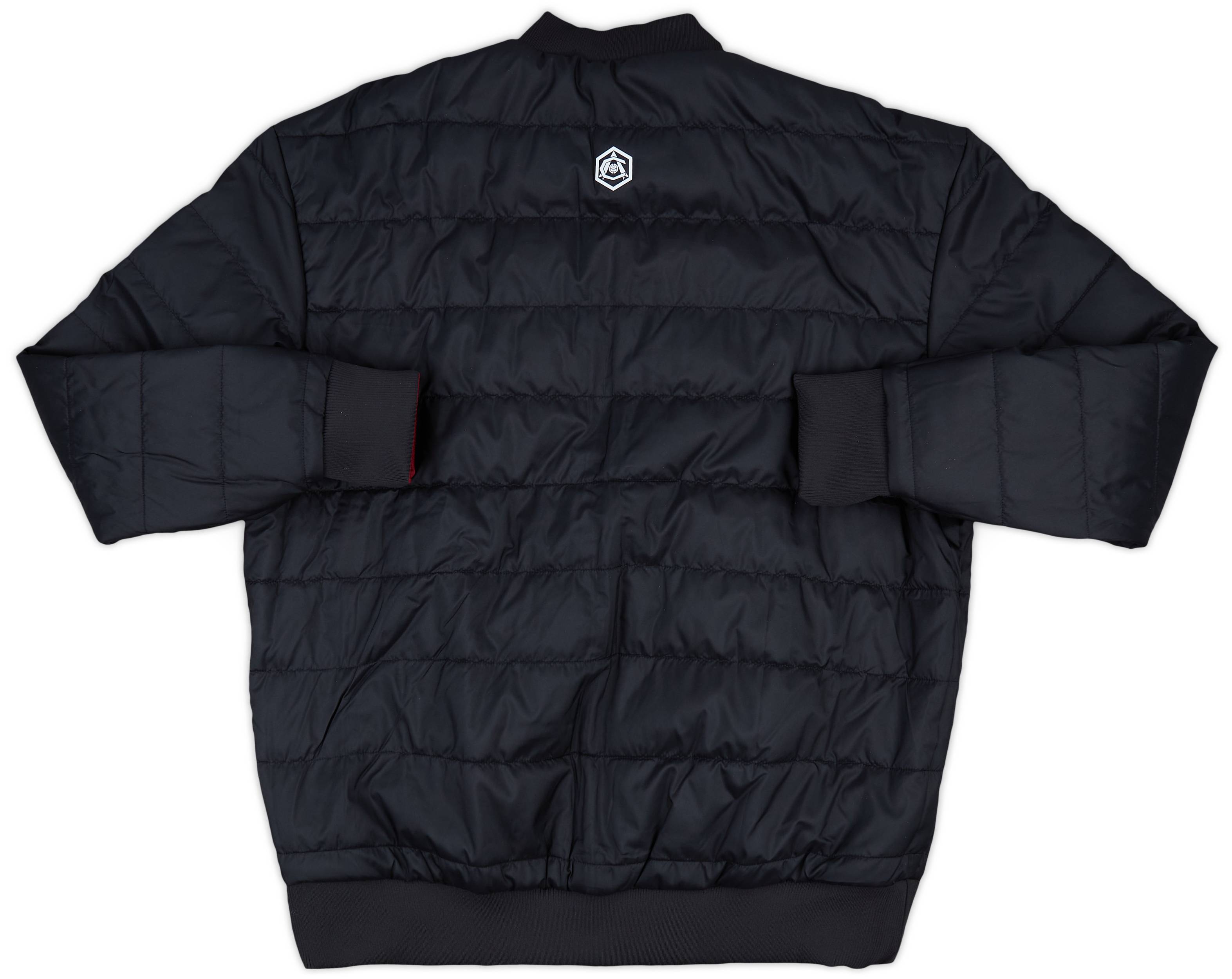 Arsenal ジャケット 黒 紫アクセント 2025-26 Arsenal adidas Originals Icon Reversible Jacket