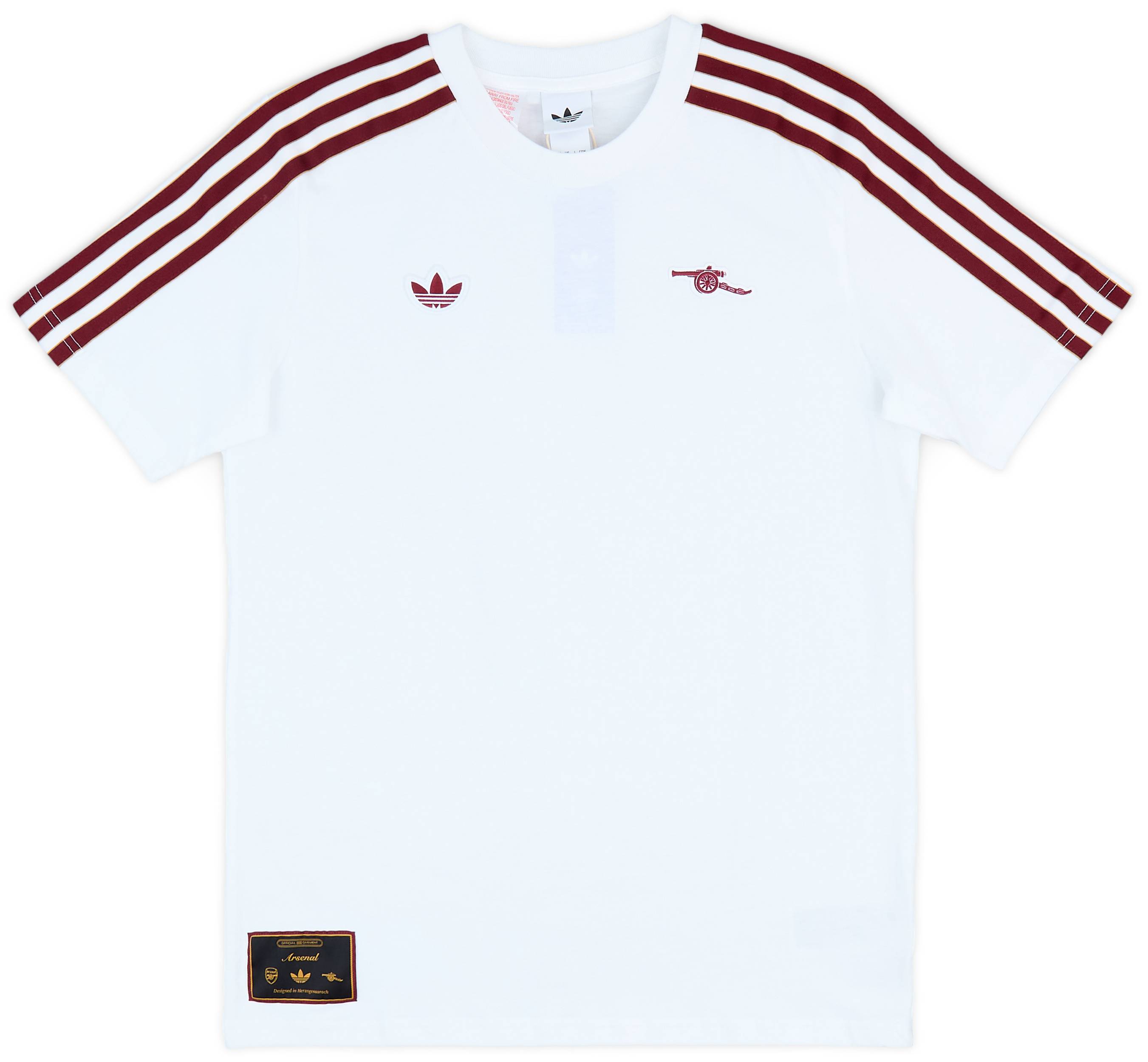 adidas Arsenal コラボ Tシャツ 3XL ホワイト White adidas Originals Arsenal FC 2025/26 Third Shirt - JD