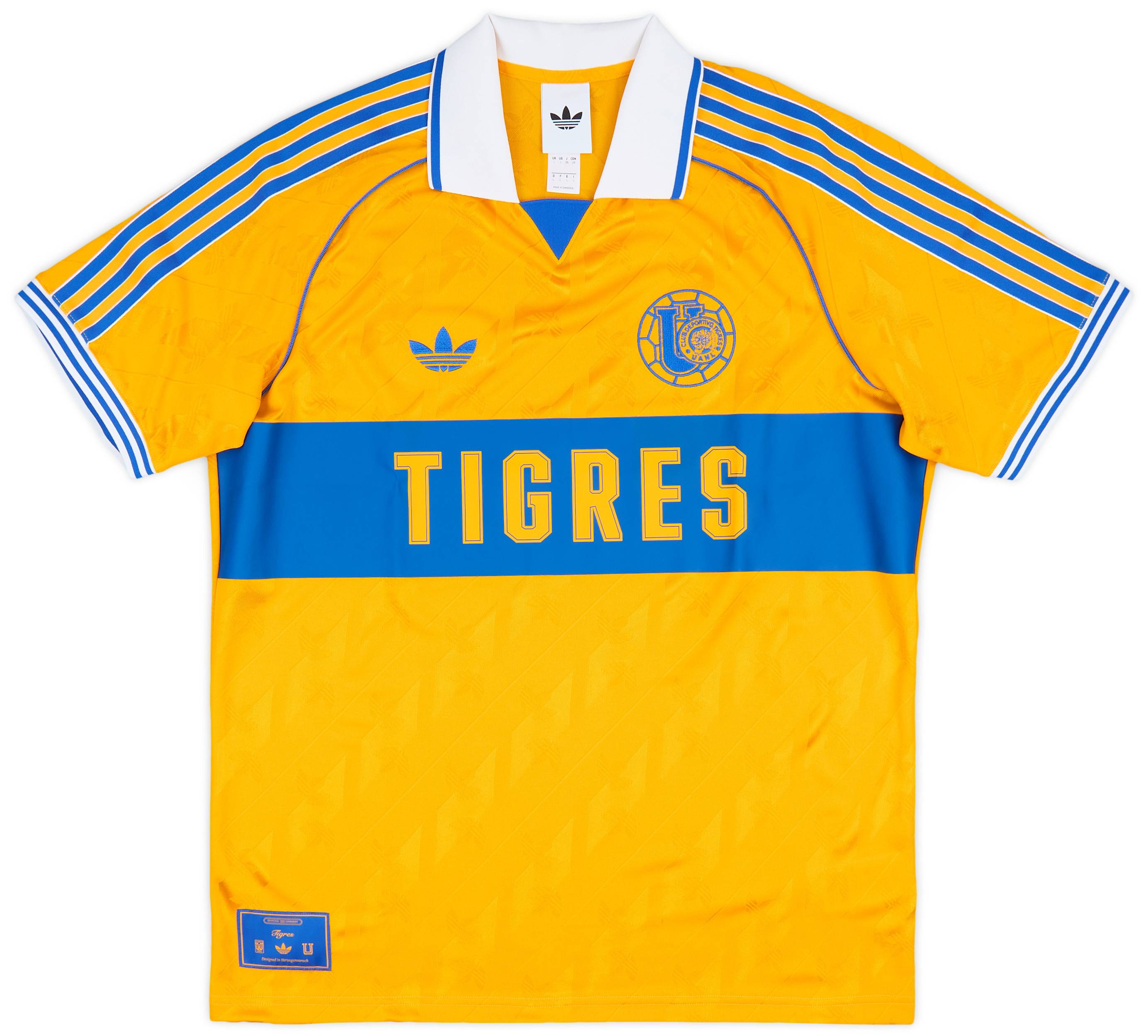 TIGRES UANL ティグレス　オレンジ/ブルー　サッカーシャツ 2025-26 Tigres UANL Anniversary Shirt