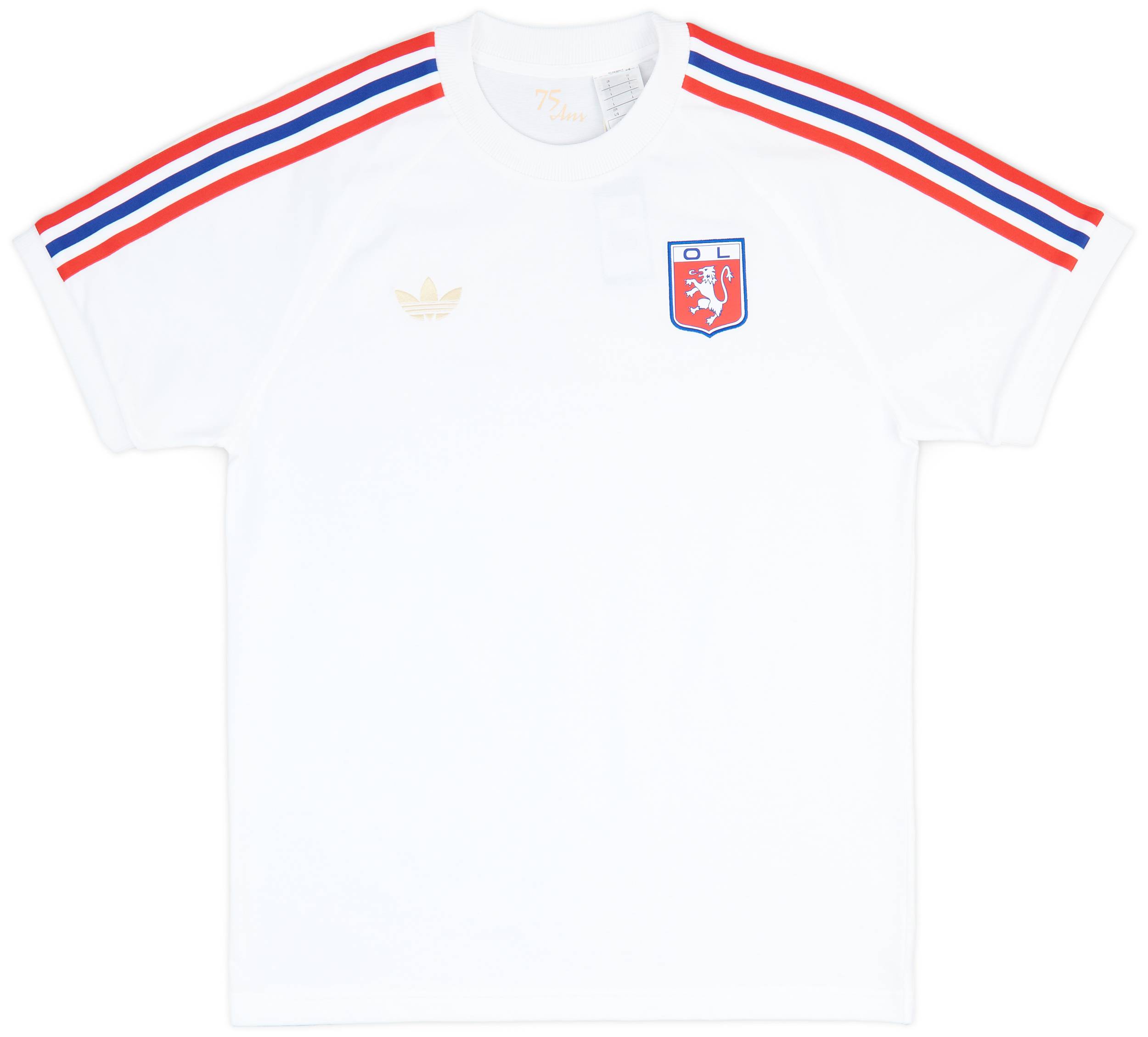 2025-26 Lyon adidas 75th Anniversary Tee 2025-26 Lyon adidas 75th Anniversary Tee