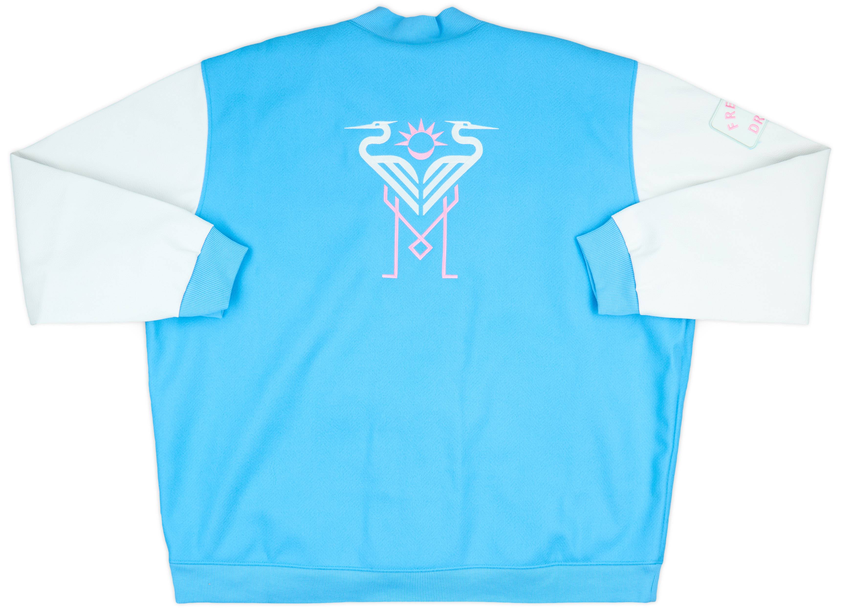 adidas MIAMIジャケット XL 水色 2025 Inter Miami adidas Originals Varsity Anthem Jacket