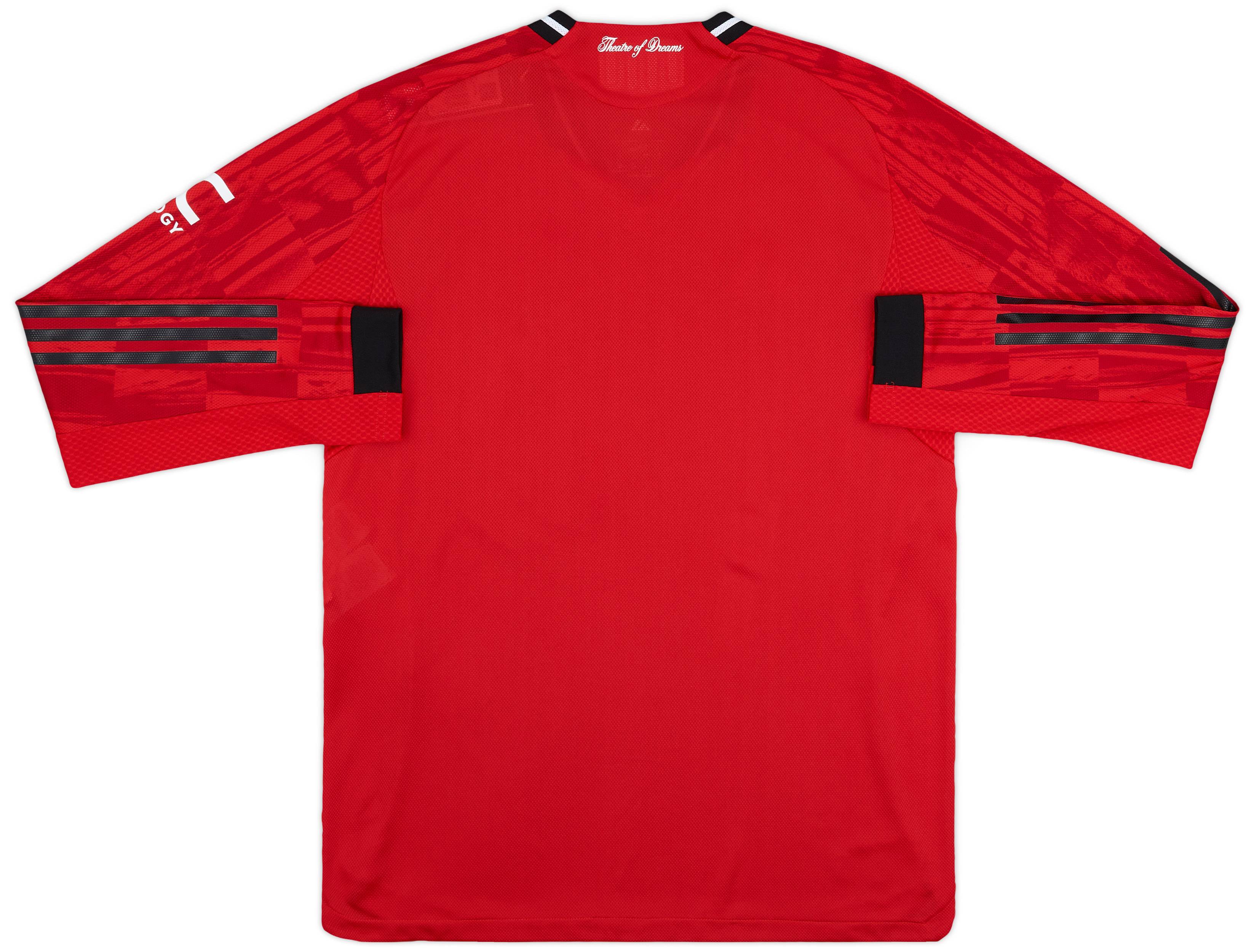 2025-26 Manchester United Authentic Home L/S Shirt