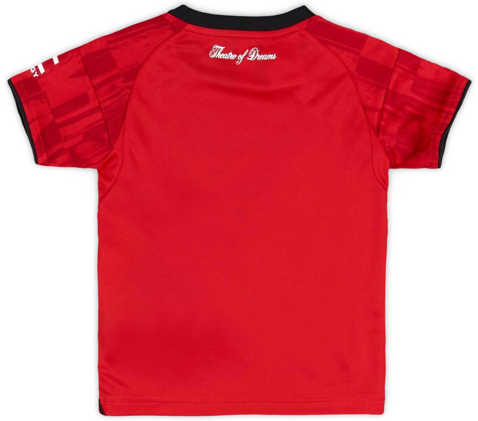 2025-26 Manchester United Home Shirt & Shorts Kit (BABY)