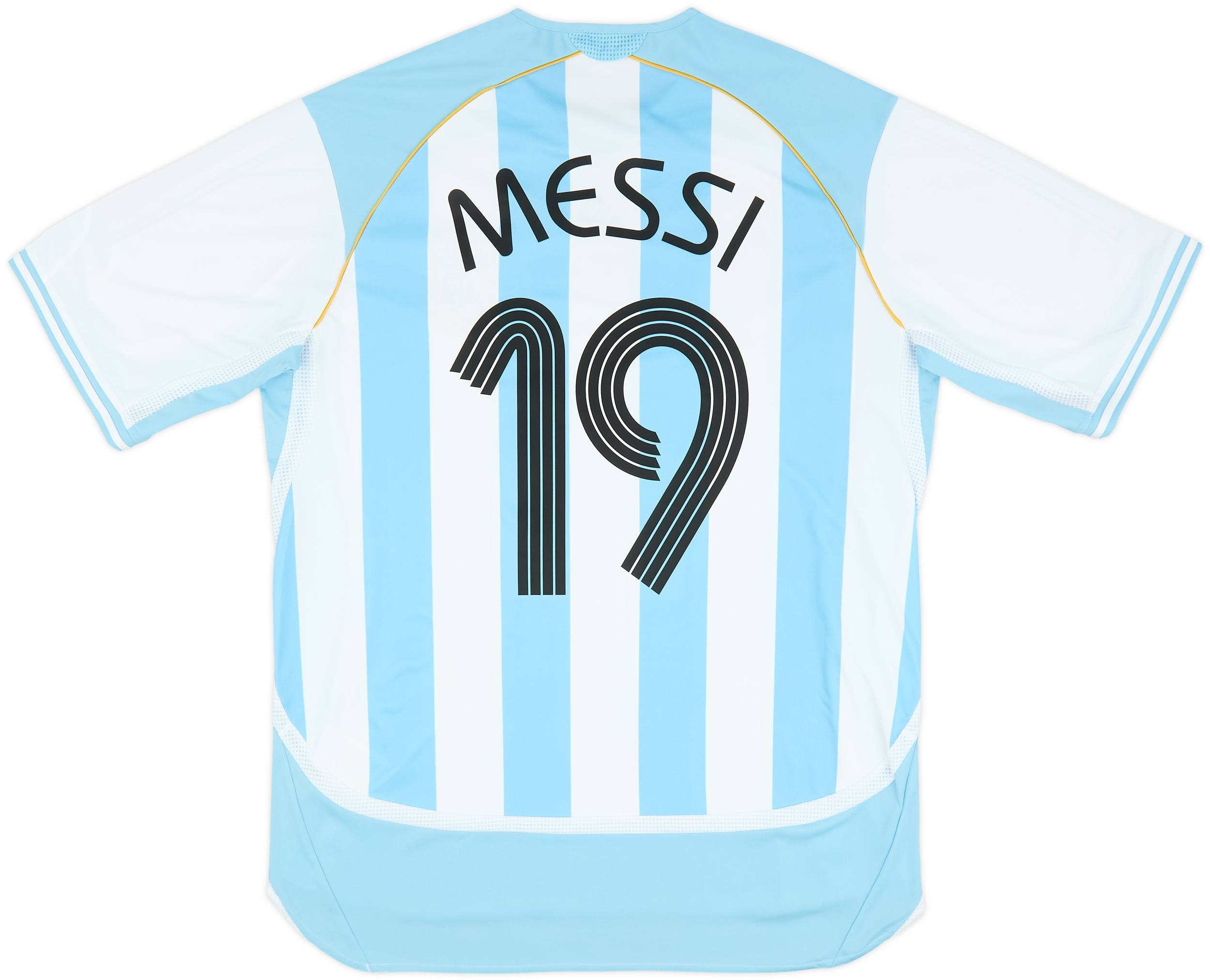 ウェア aregentina adidas 2006 messi game shirt 2006 Argentina adidas Reissue Home Shirt Messi #19