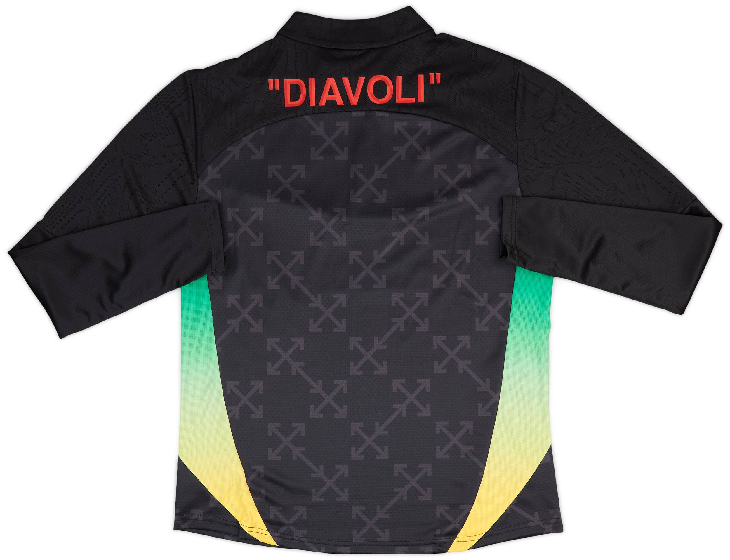 2024-25 AC Milan Puma x Off-White 1/4 Zip Pre-Match Top