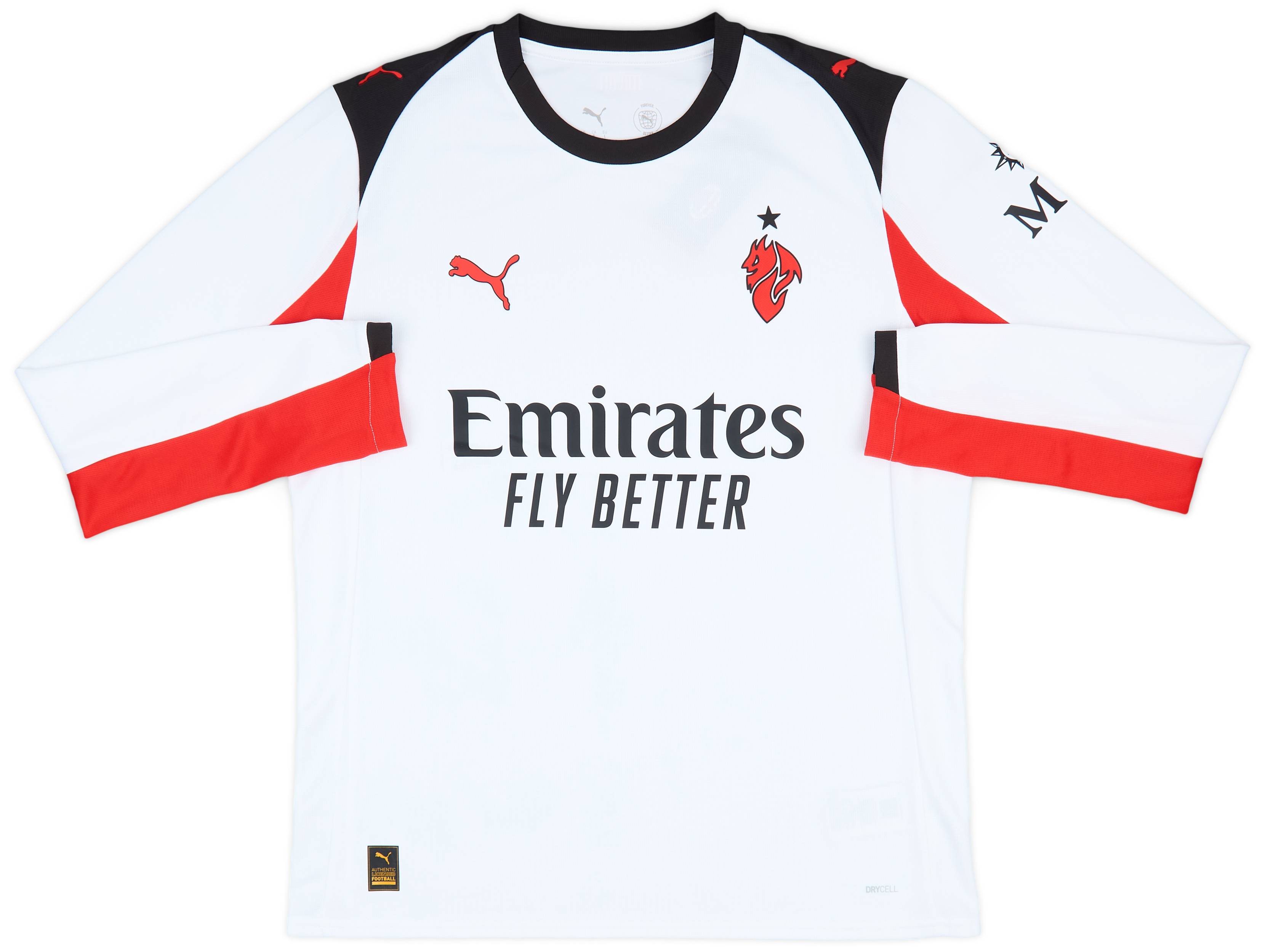 AC Milan 2025 シャツ L PUMA AC MILAN LS LONG 2025 CHAMPIONS GIMENEZ XL 774959-01