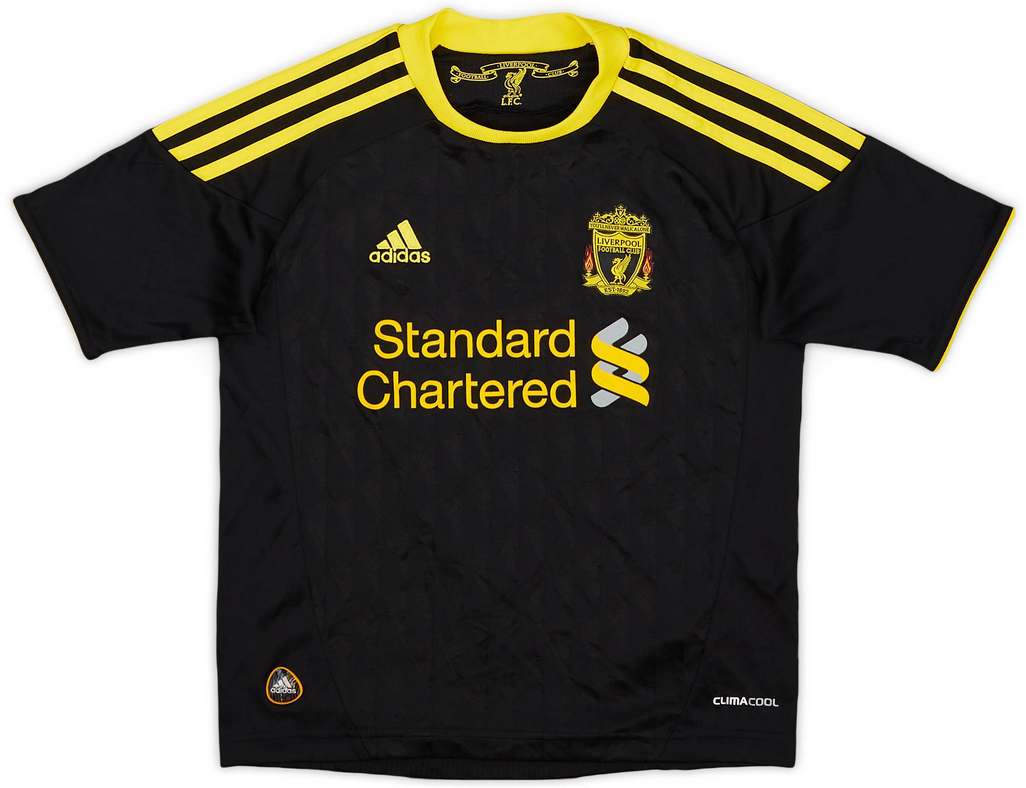 2010-11 Liverpool adidas 1/4 Zip Drill Top - 8/10 - (XXL)