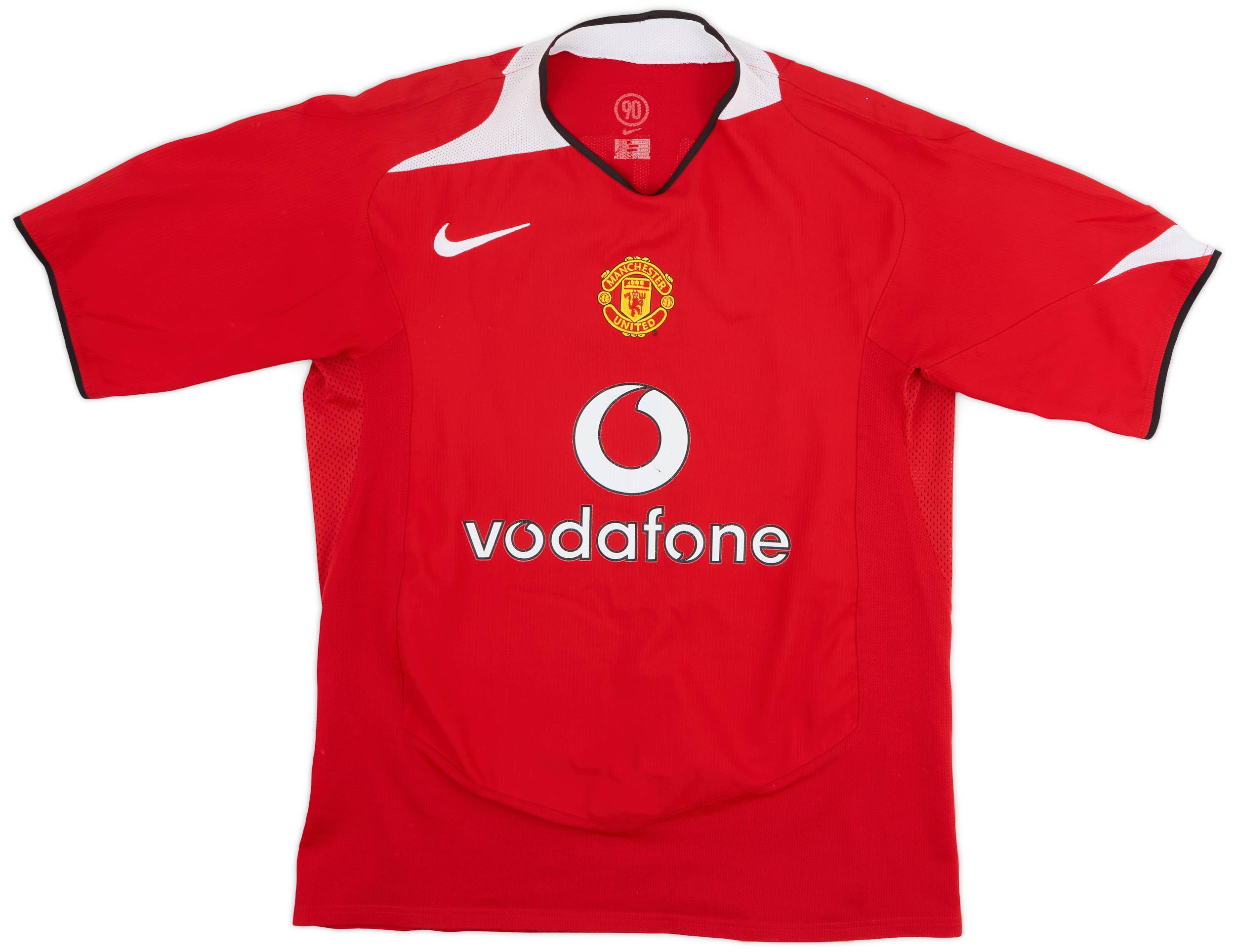 Manchester United Smith 14 マンチェスターユナイテッド Manchester United 2004-2006 Home Long Sleeve Shirt #14 Alan