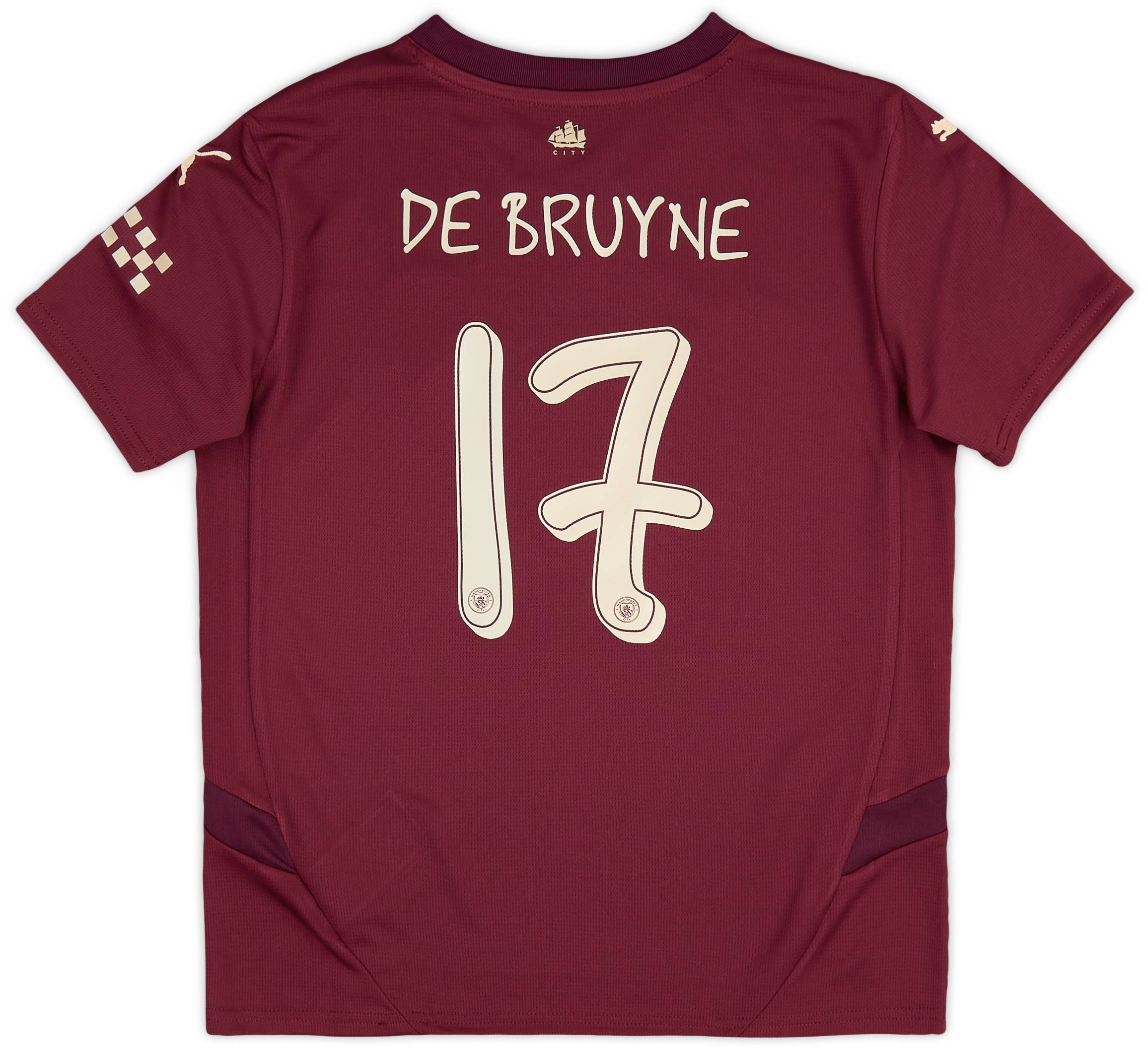 【2025福袋】 De Shirt Third City Manchester 2024-25 Bruyne (KIDS) #17 ウェア