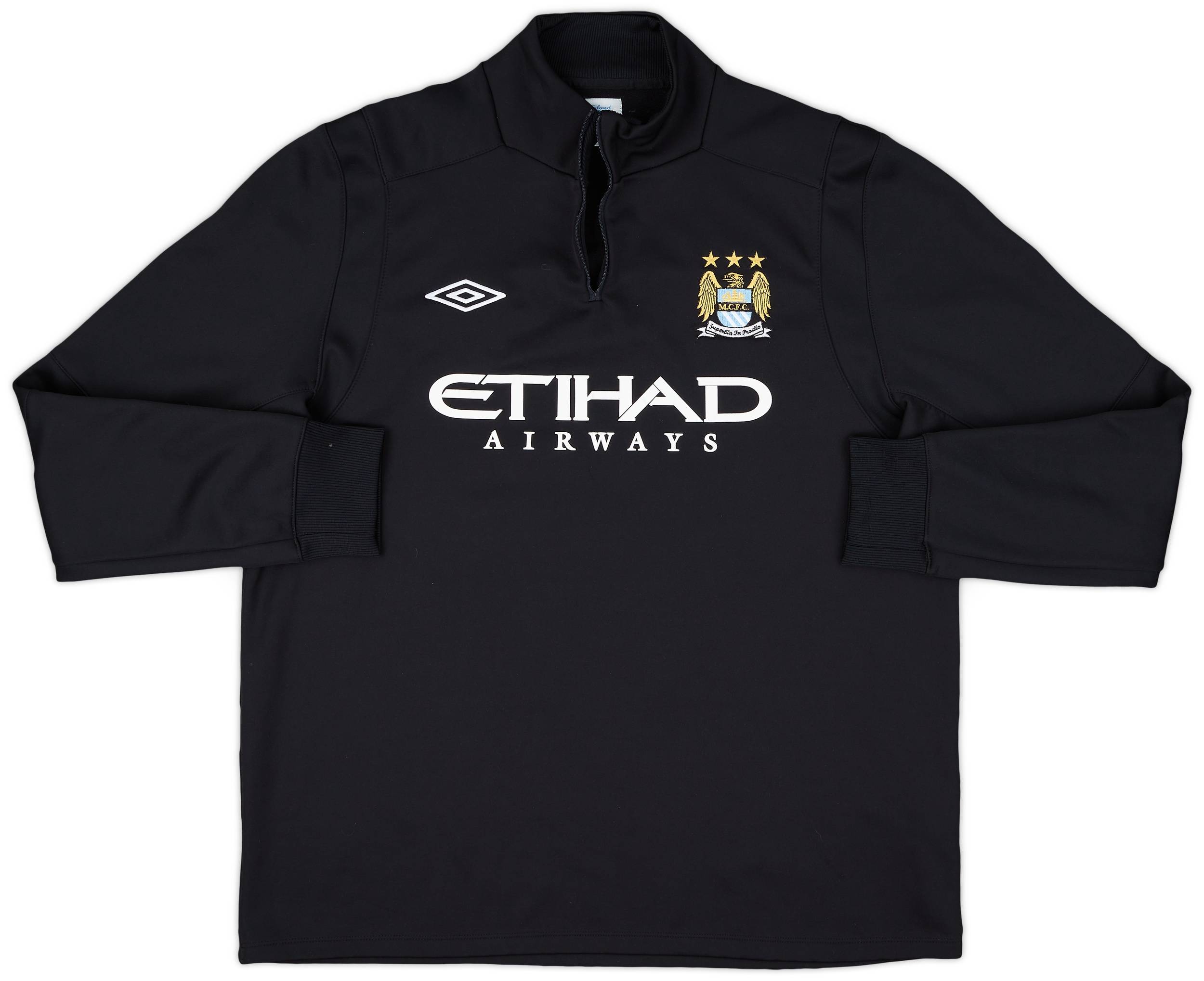 全国送料無料 1/4 Umbro City Manchester 2010-11 Zip (XL) - 6/10 - Top Training ウェア