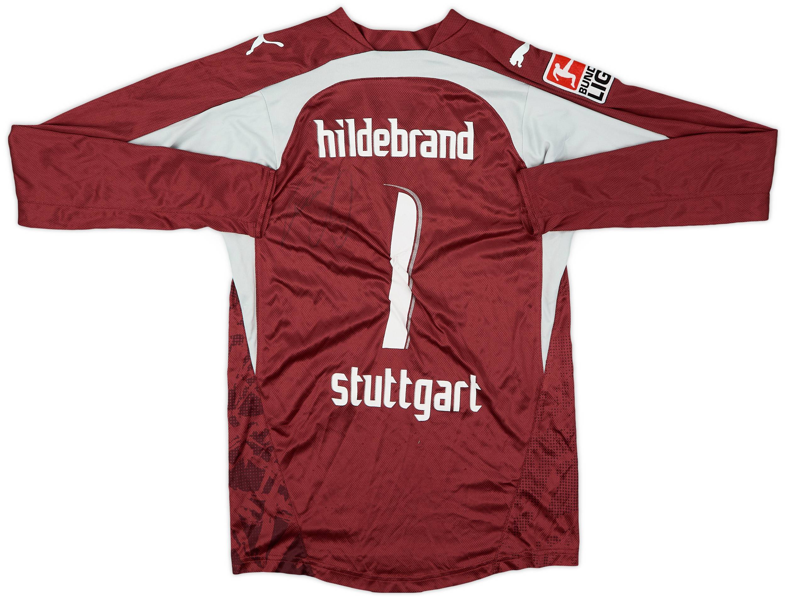Municipal de Futbol christoph keller editions Germany フォトブック ユニフォーム ドイツ サッカー 店舗受取可 2006-07 Stuttgart Signed GK Shirt Hildebrand #1 - 5/10 - (XS)