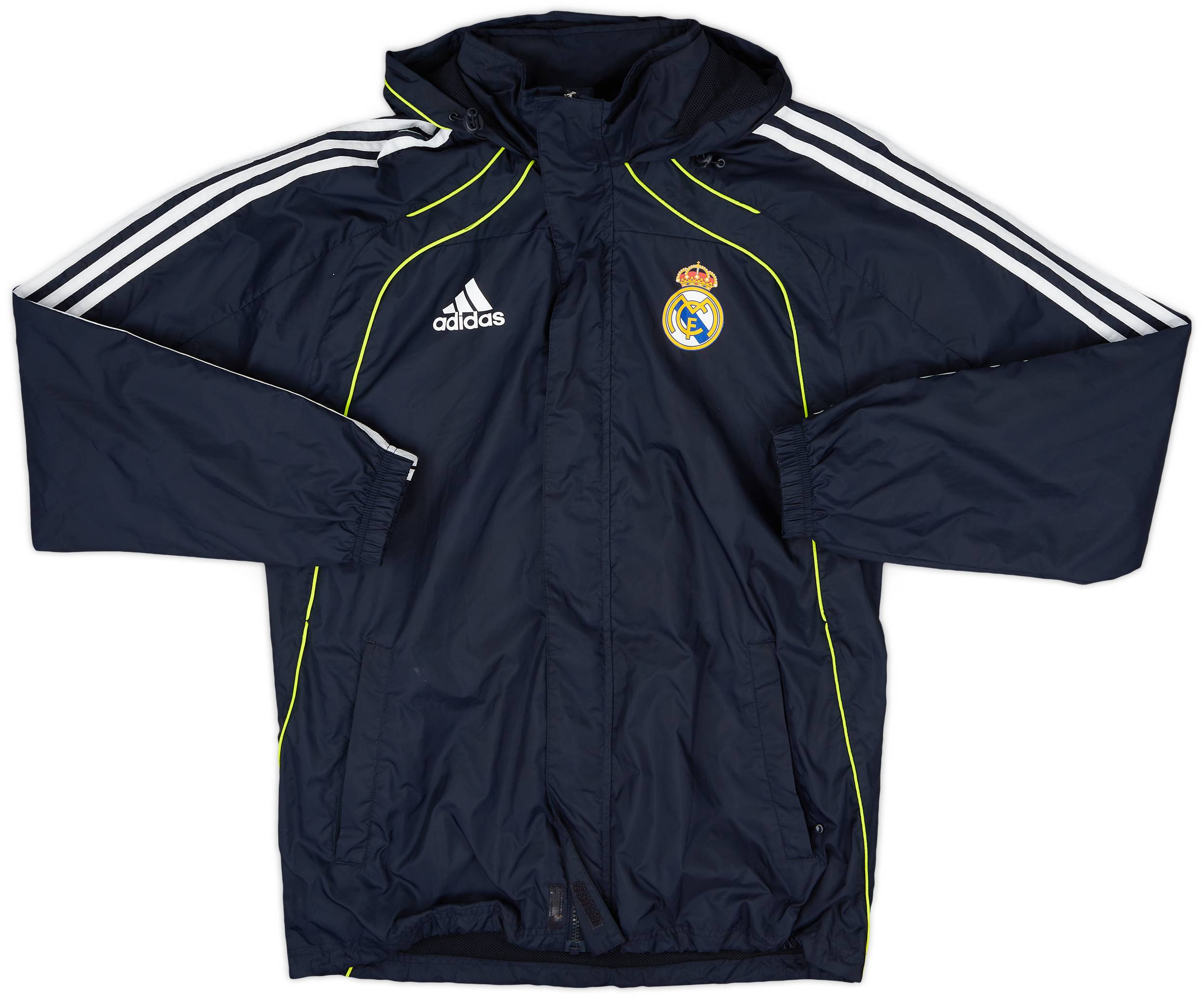 2010-11 Real Madrid adidas Hooded Rain Jacket - 10/10 - (S)