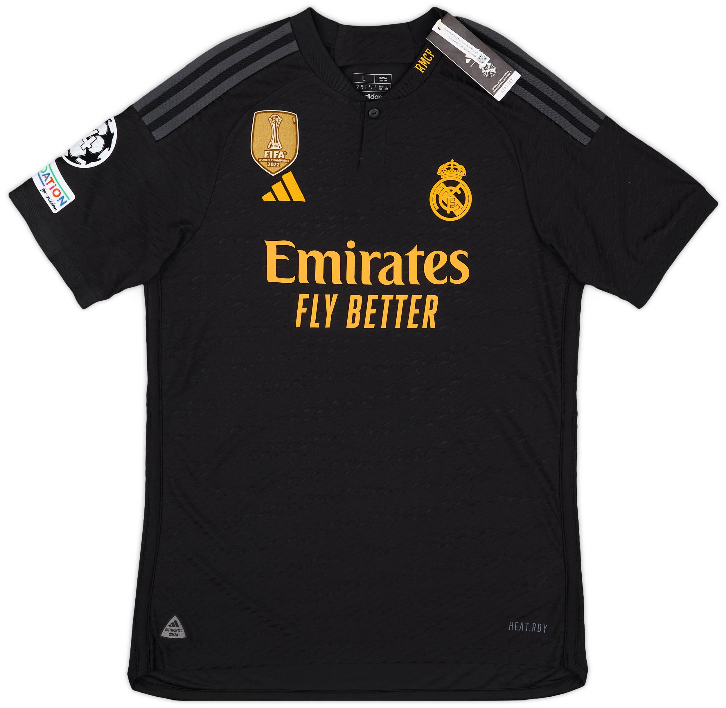 高級ブランド 2023-24 Real Madrid Authentic Third CL Shirt Bellingham #5 ウェア