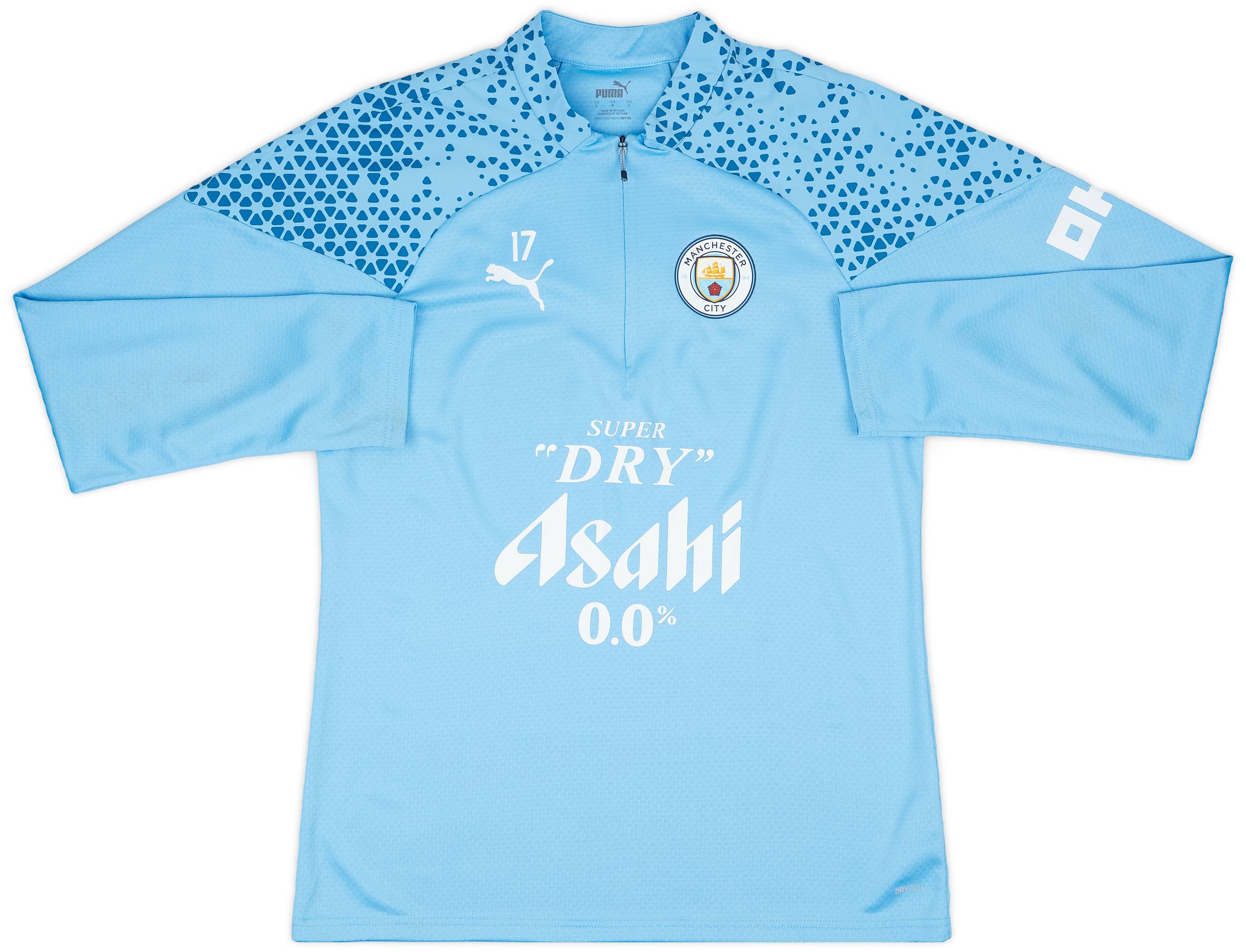 2023-24 Manchester City Player Issue 1/4 Zip Training Top