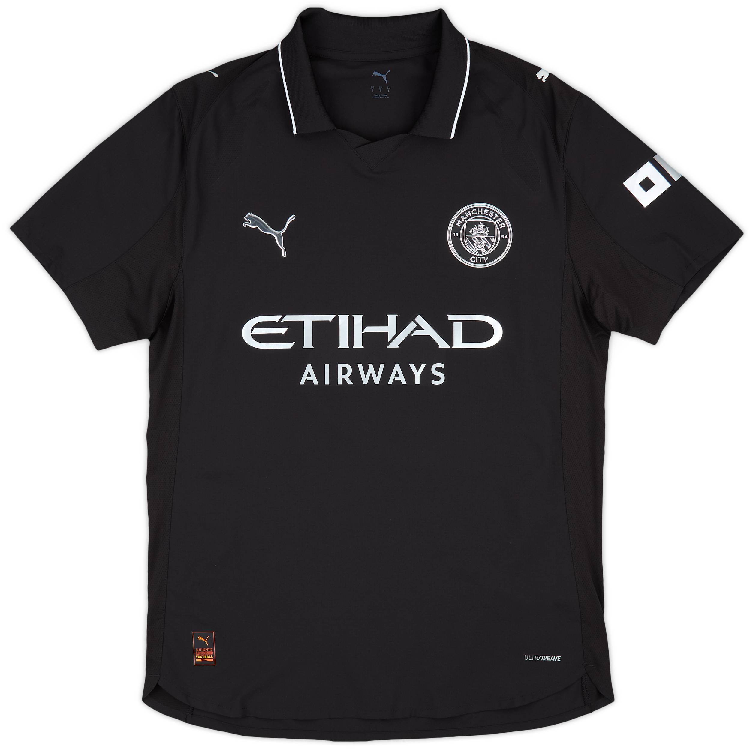 マンチェスター・シティ HAALAND 9 ブラックシャツ 2025-26 Manchester City Authentic Away Shirt Haaland #9