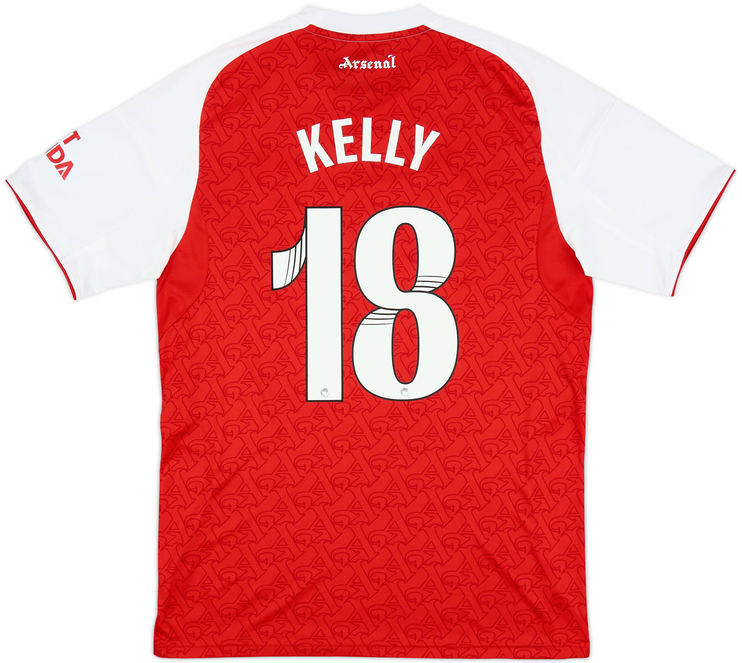 2025-26 Arsenal Home Shirt Kelly #18 (Unisex fit)