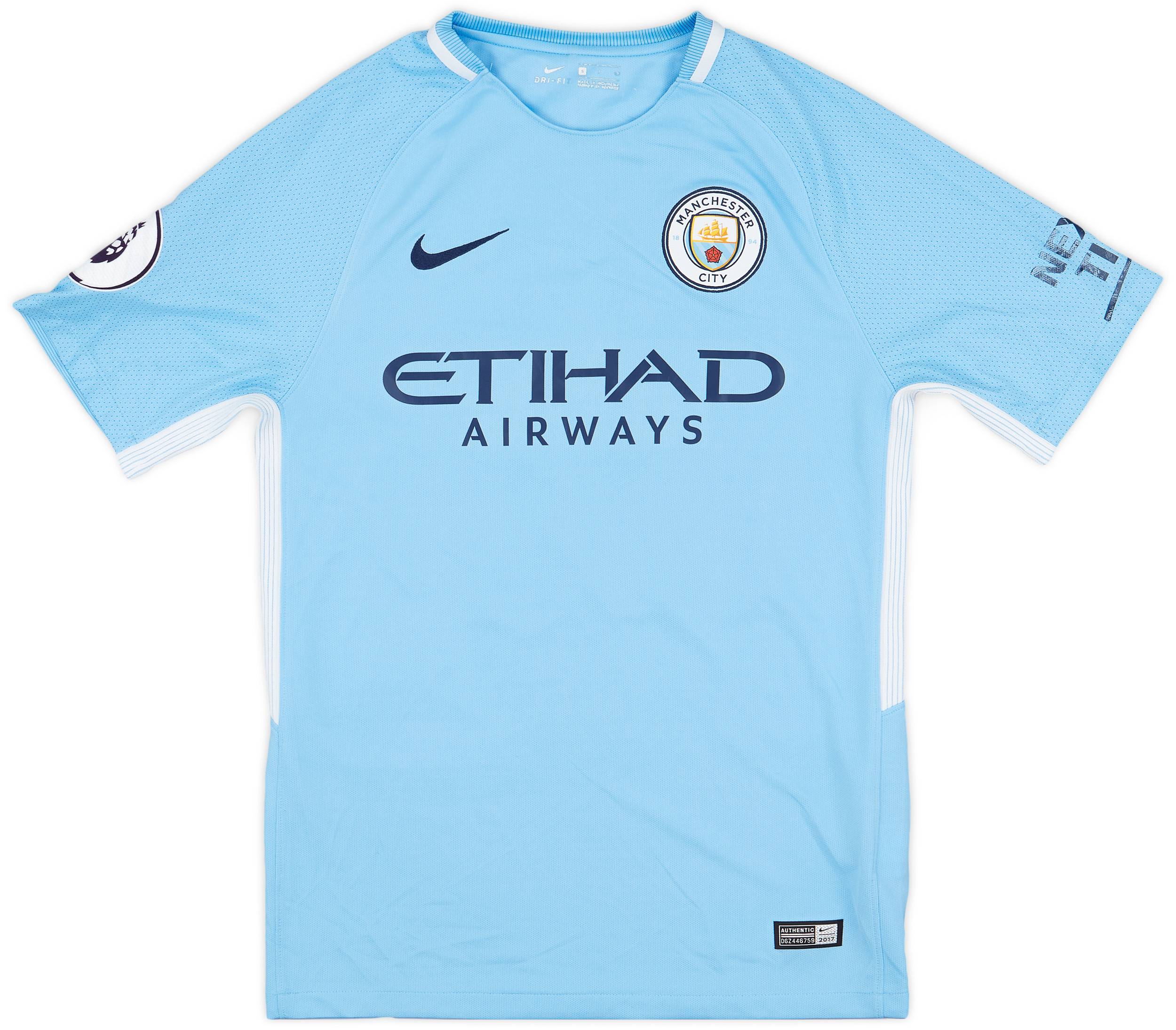 2017-18 Manchester City Home Shirt G.Jesus #33 - 6/10 - (S)