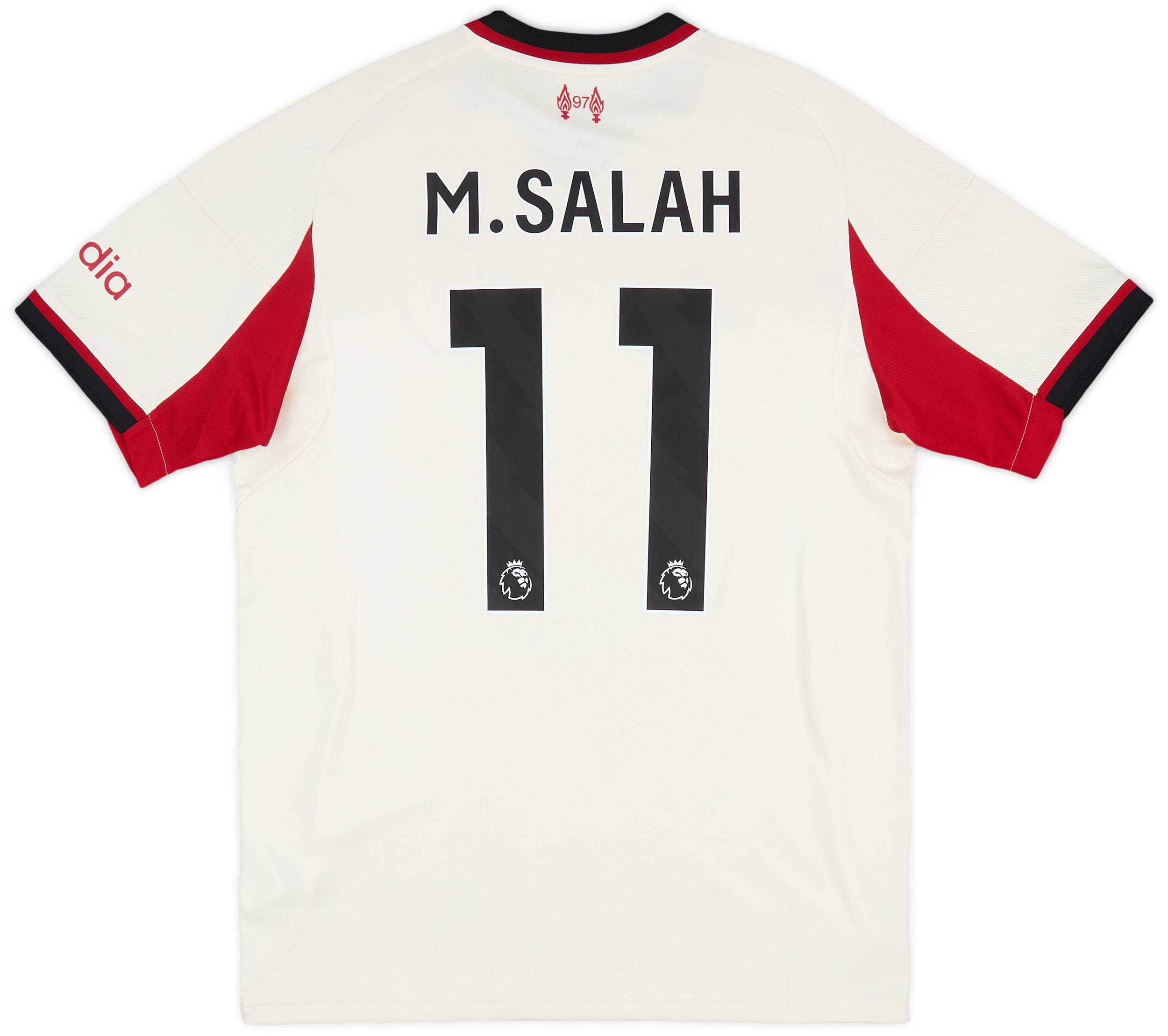 サイン入り　Liverpool M.SALAH 11 シャツ　サラー　アウェイ サイン入り Liverpool M.SALAH 11 シャツ サラー アウェイ