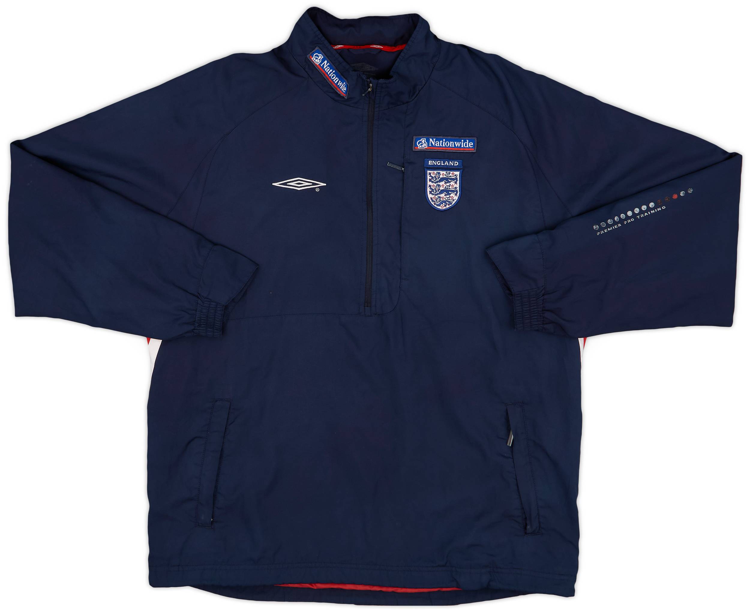 2000-01 Bologna Umbro 1/4 Zip Drill Top - 8/10 - (L)