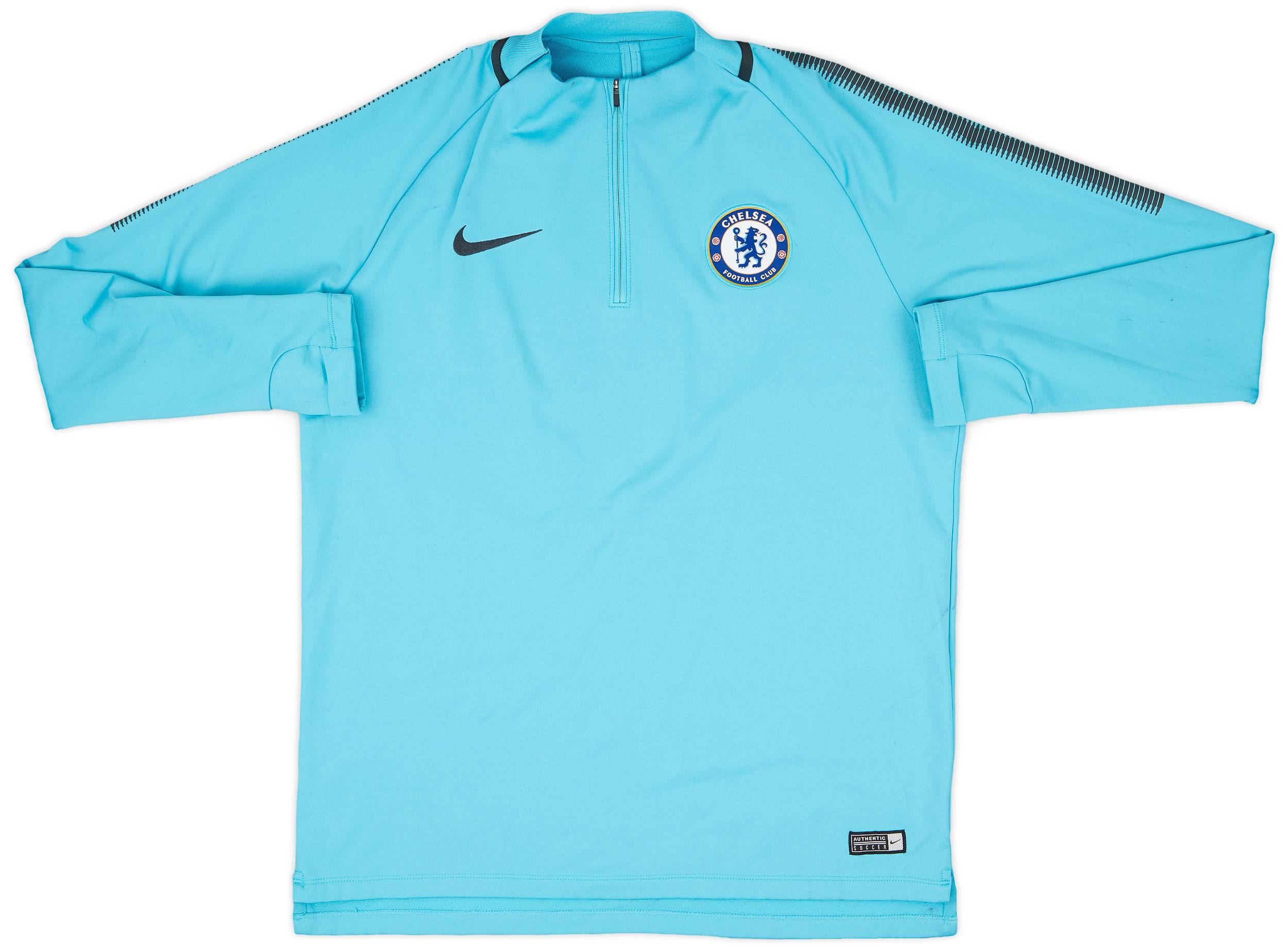 2017-18 Chelsea Nike 1/4 Zip Drill Top - 5/10 - (L)
